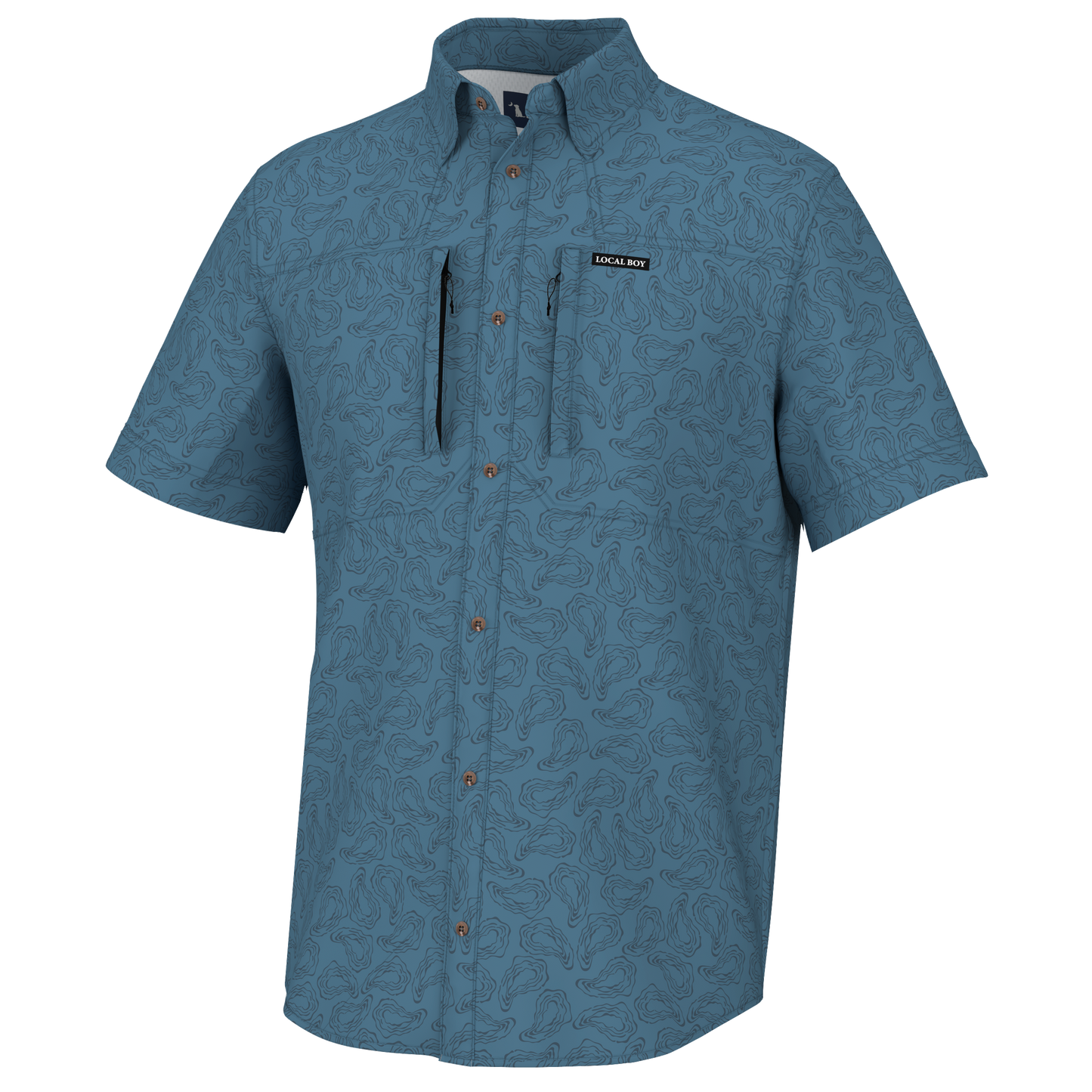 Backcountry Fishing Shirt - Blue Oyster