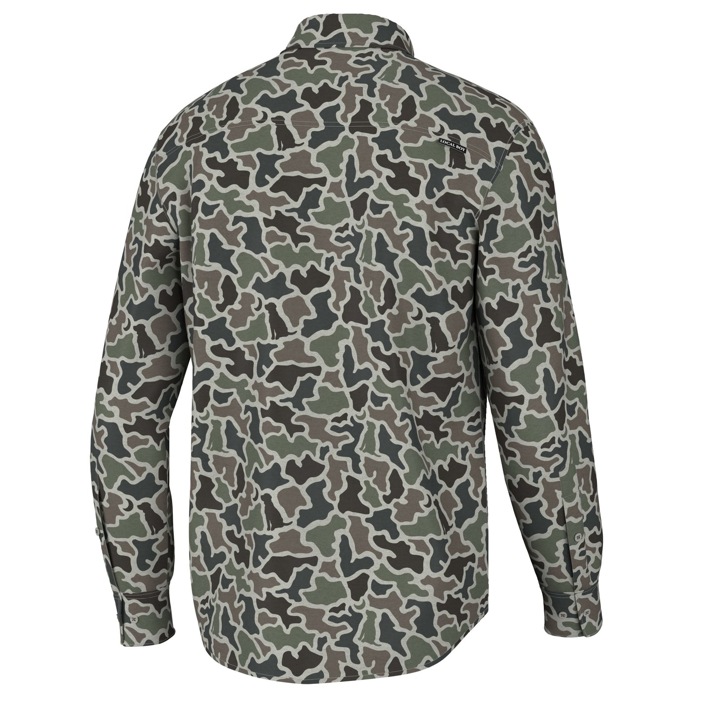 Camo Button-Up