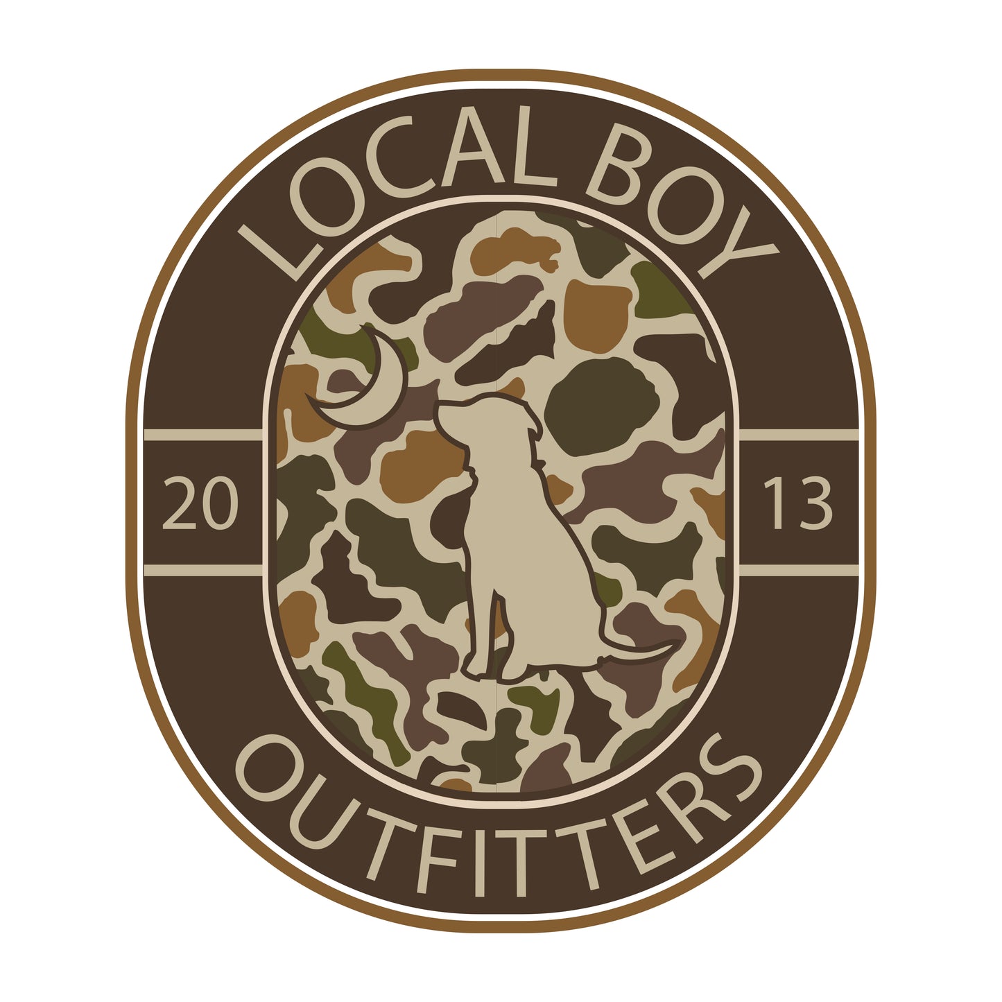 Vintage Crest Decal - Localflage Vintage