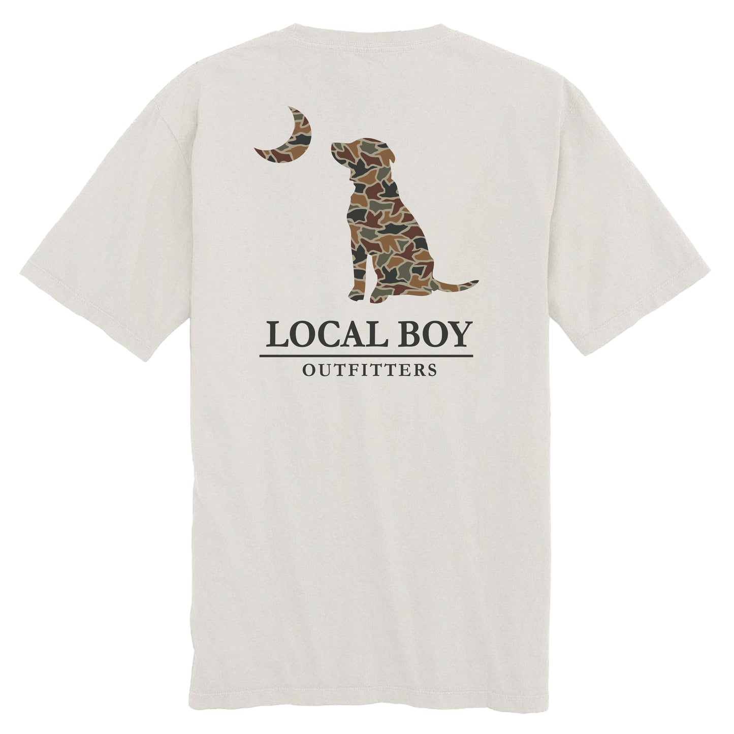 Duck Camo Dog & Moon SS Tee