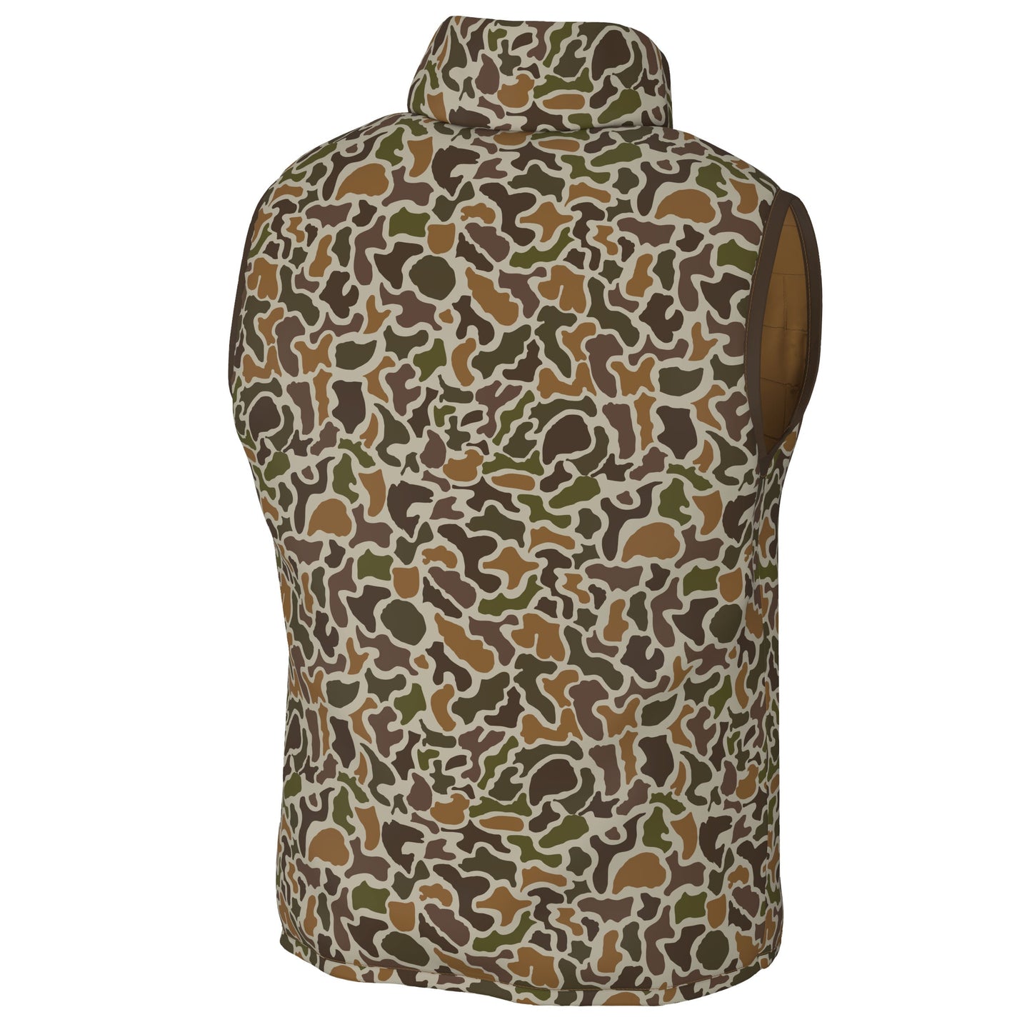Duck Down Reversible Vest - Duck Camo