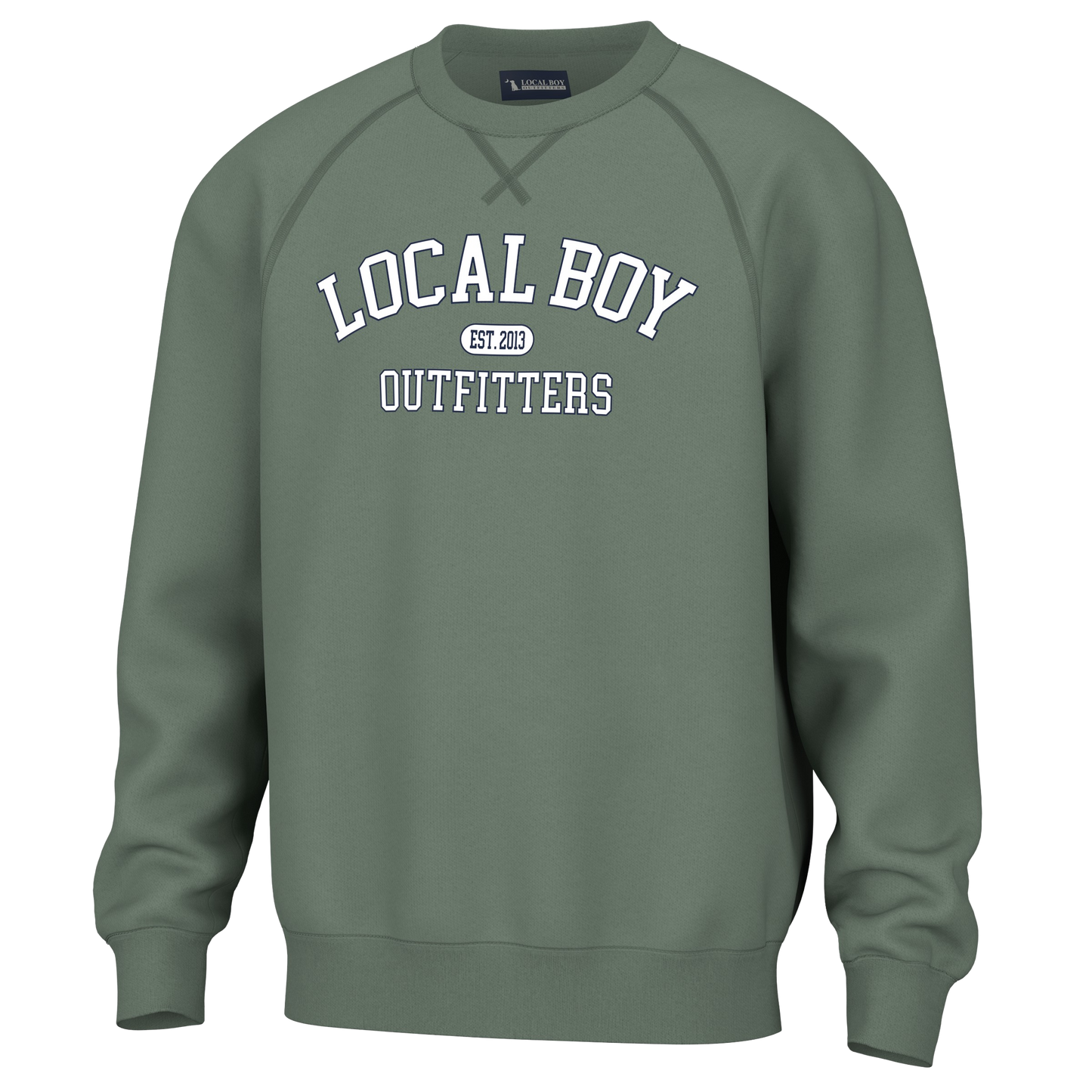 Cotton Crewneck - Dusty Green
