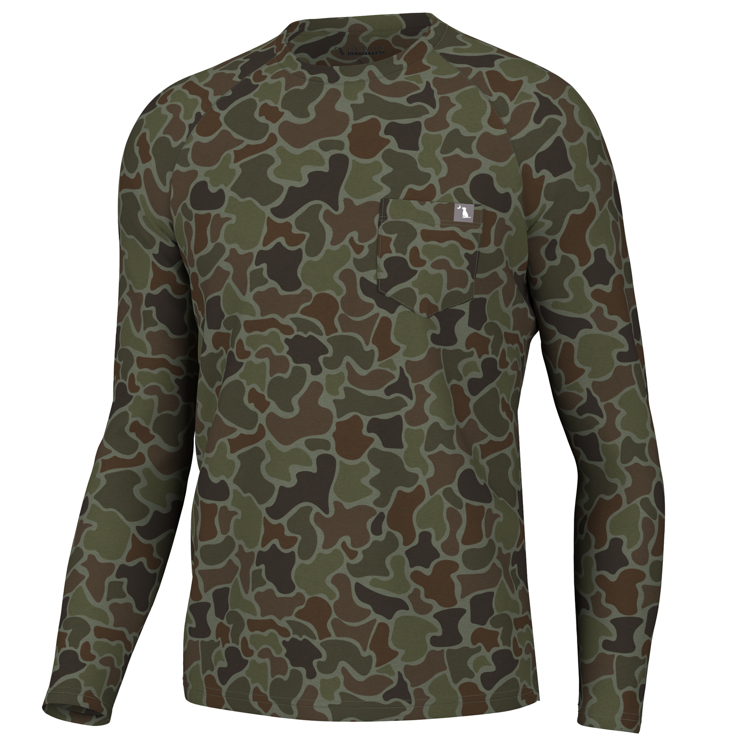 L/S Heather-Blend Crew - Localflage OD