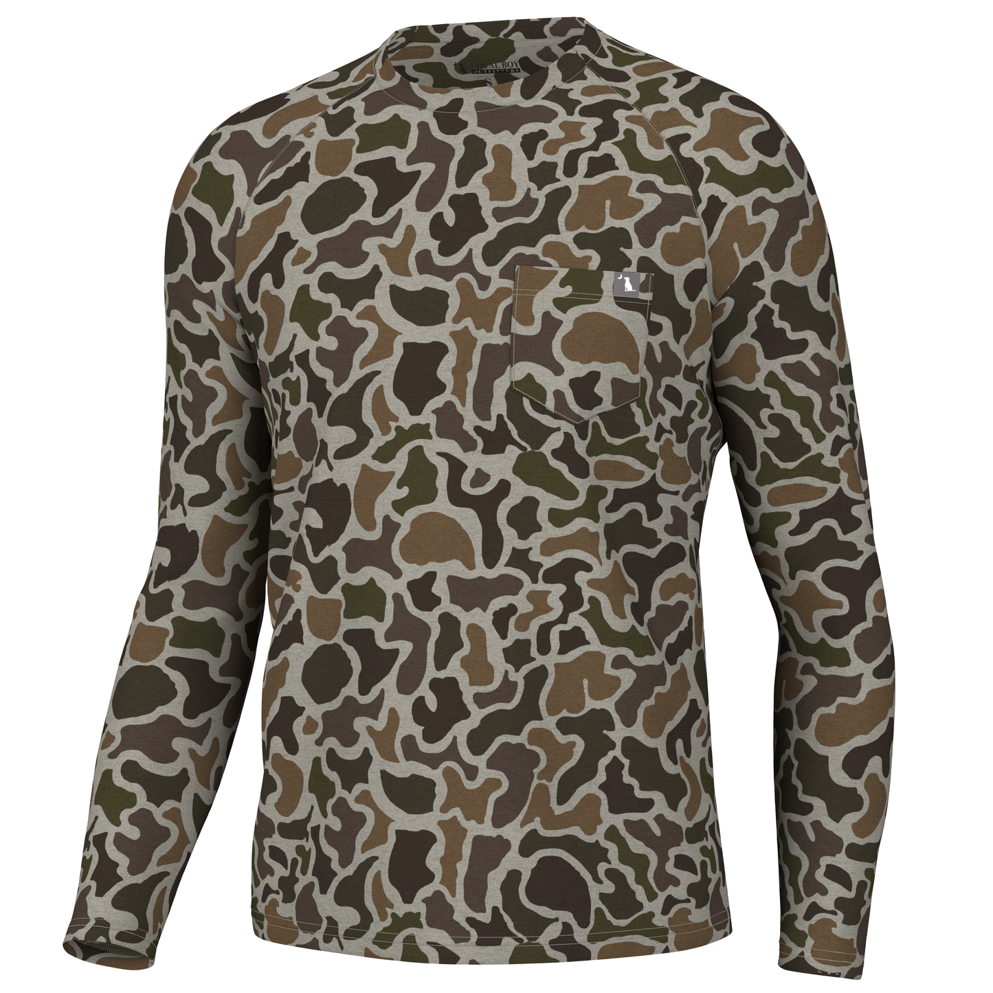 L/S Heather-Blend Crew - Localflage Vintage