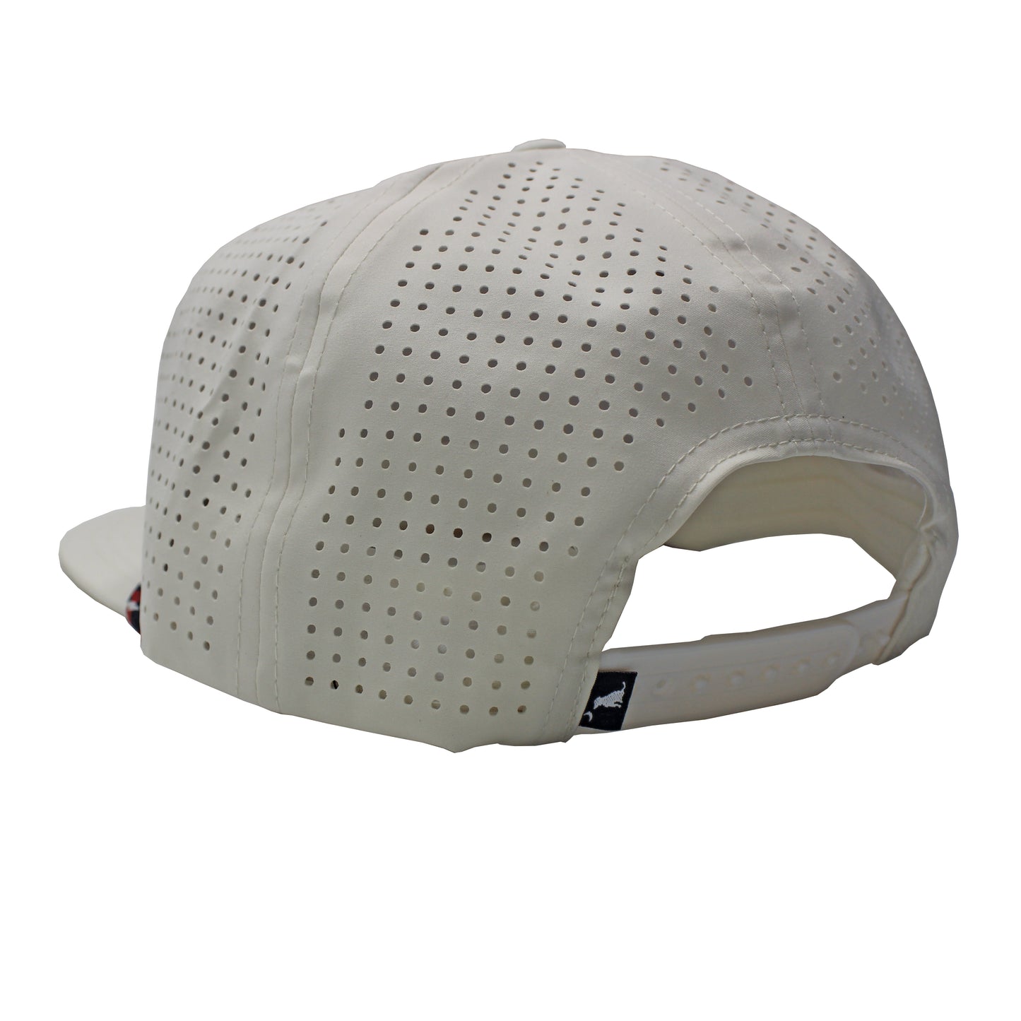 Retro Latte Perforated Flat Brim Hat