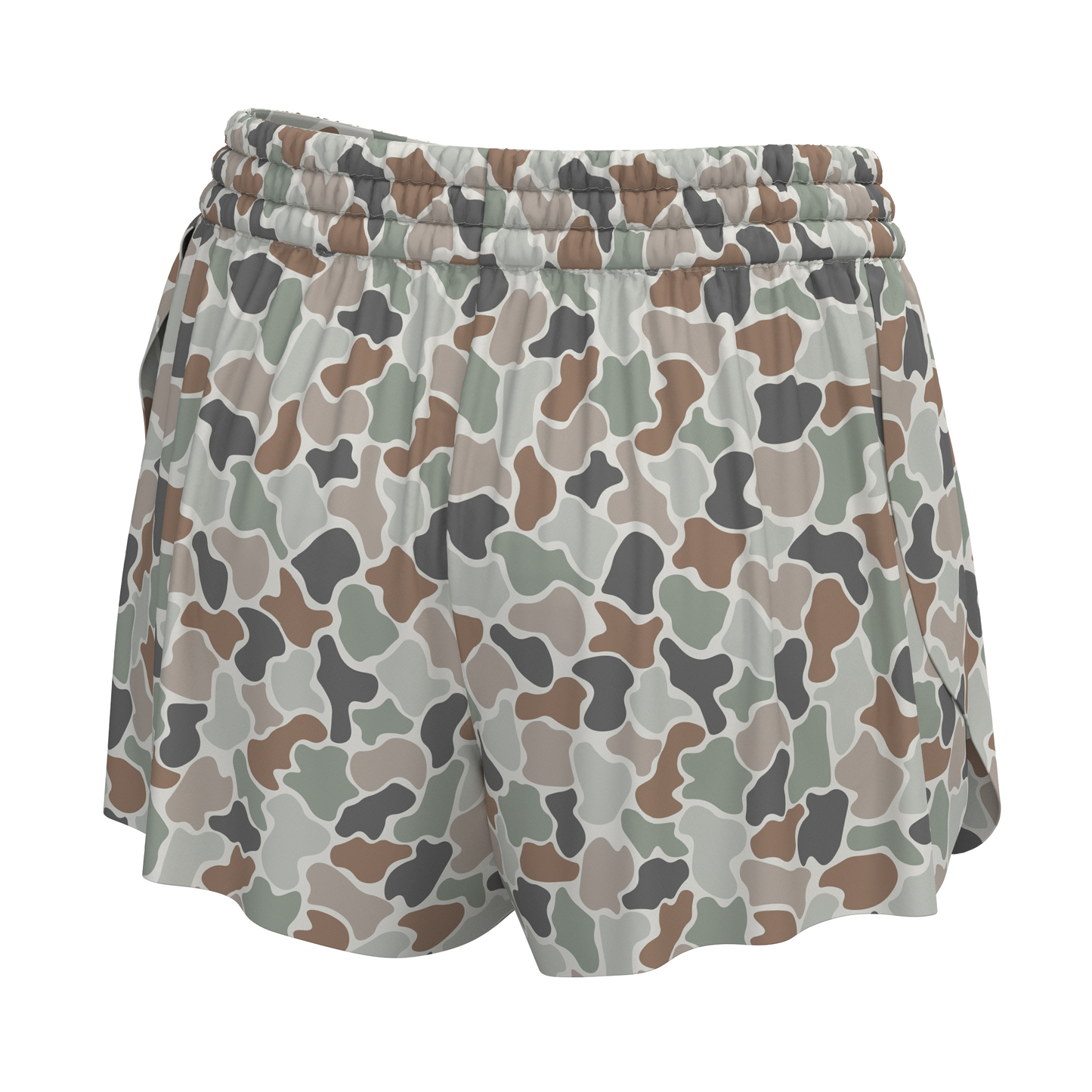 Youth Local Girl Petal Shorts - Forest Camo Flora