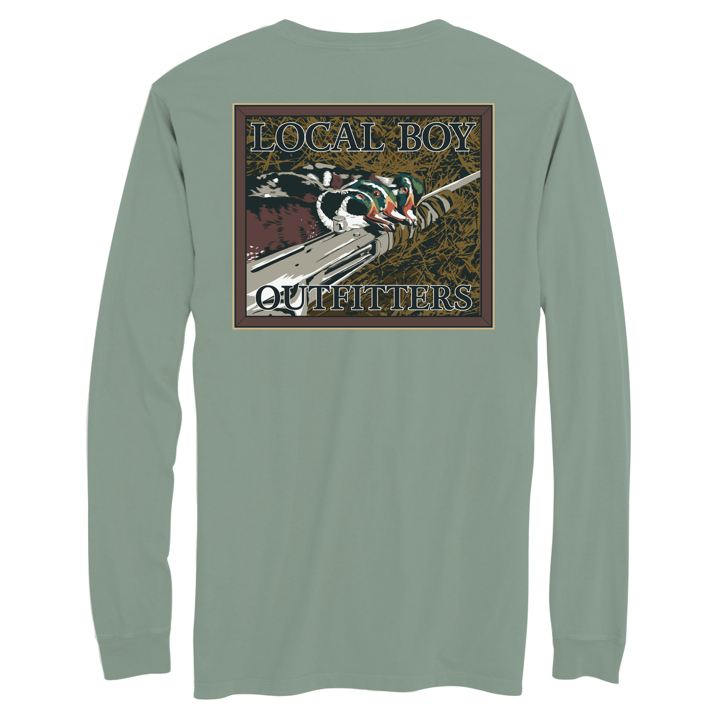 Quack Stack Long Sleeve T-Shirt - Bay