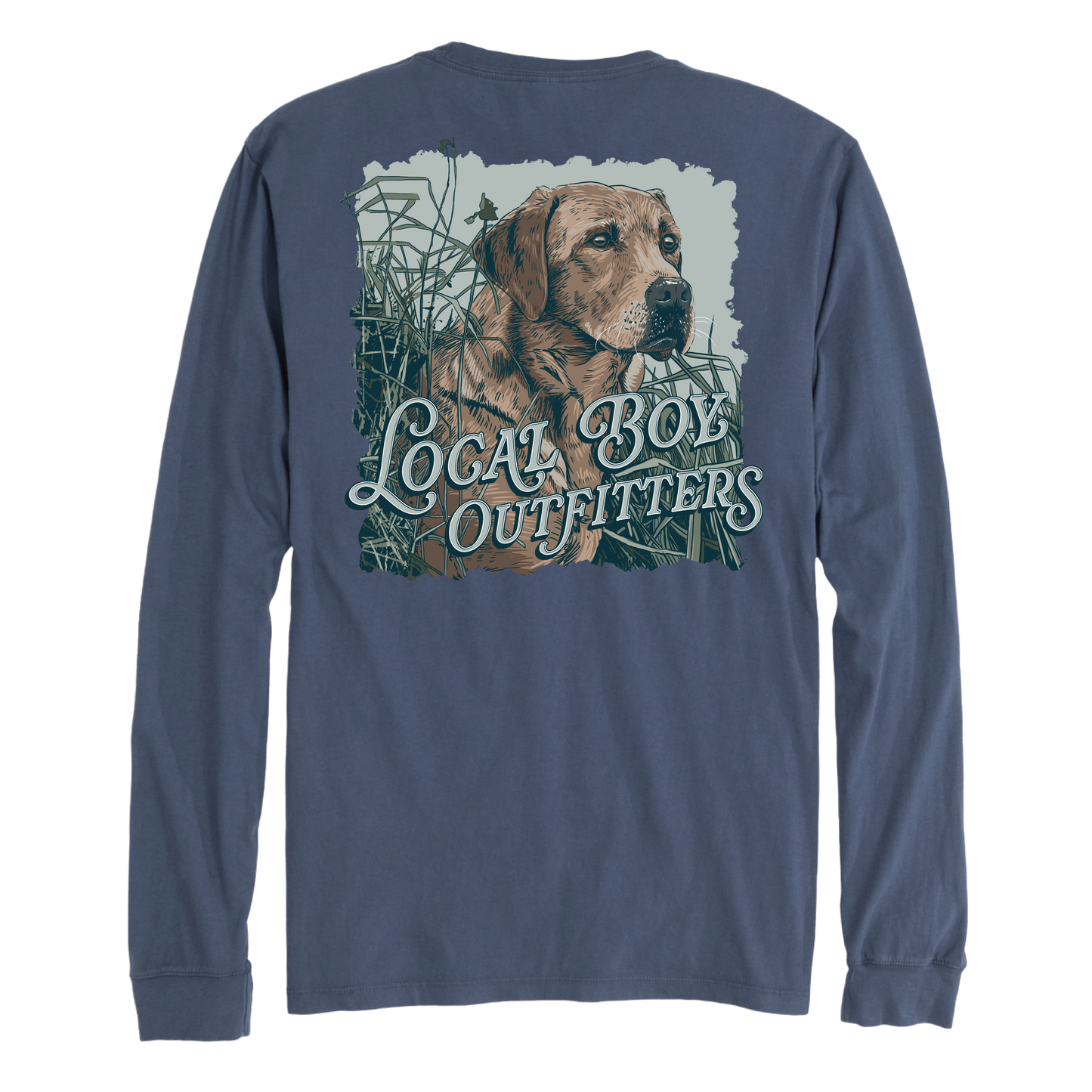 Retriever Watch Long Sleeve T-Shirt - China Blue
