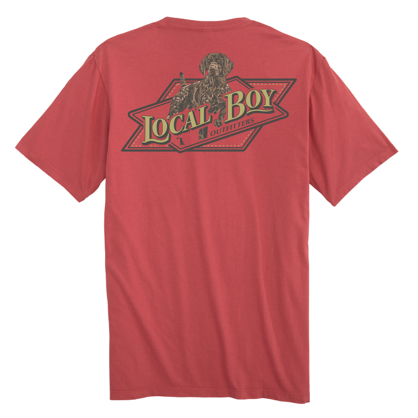 Geometric GSP T-Shirt - Brick