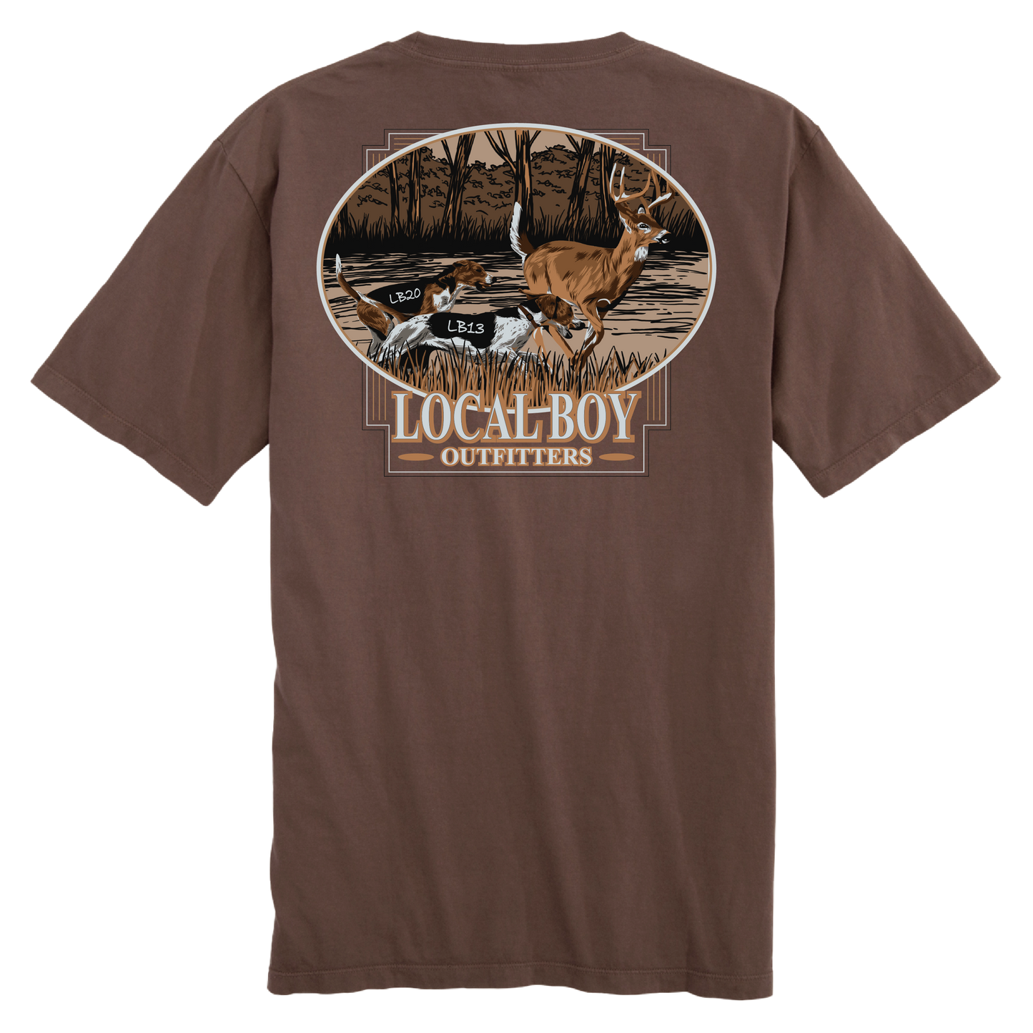 Deer Drive T-Shirt - Espresso