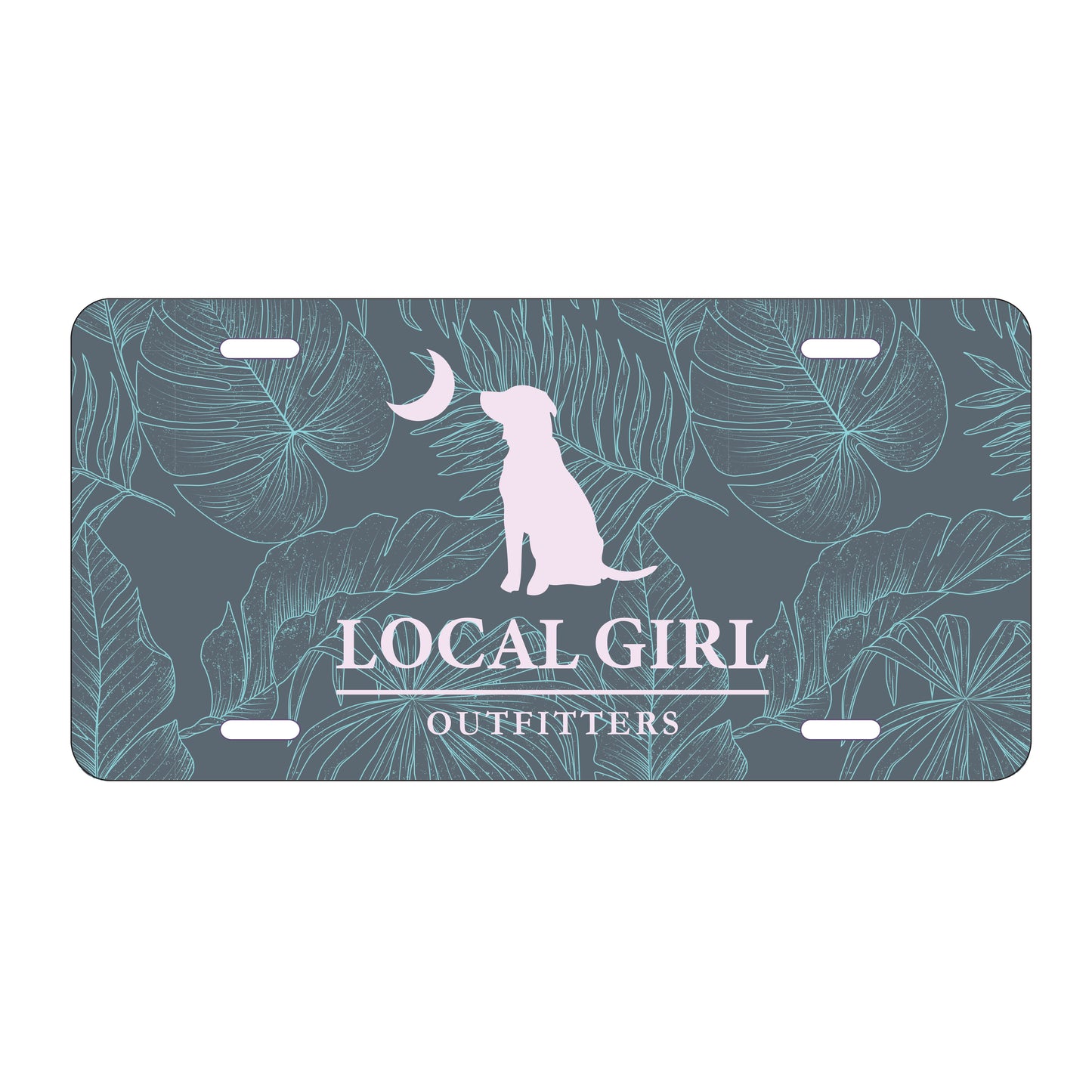LG License Plate