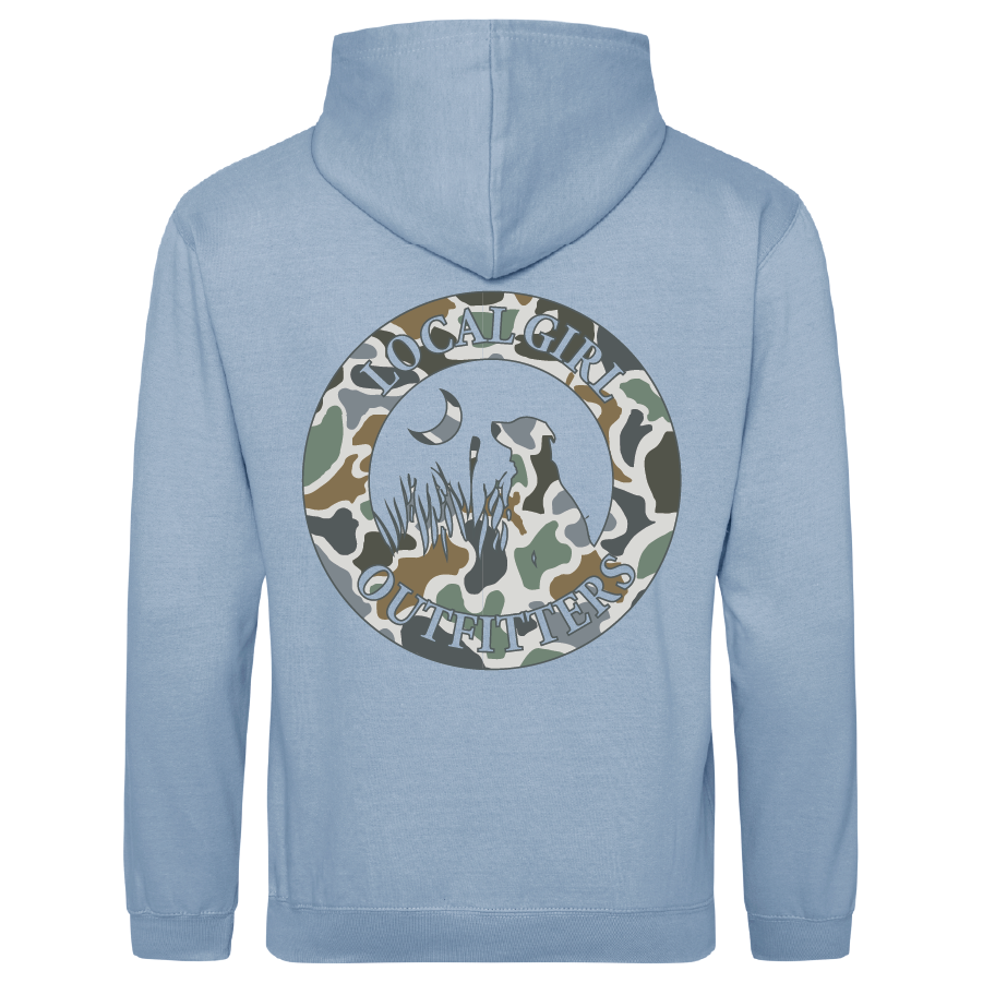 Local Girl Brushwood Hoodie Original Localflage Bluff - Sky Blue