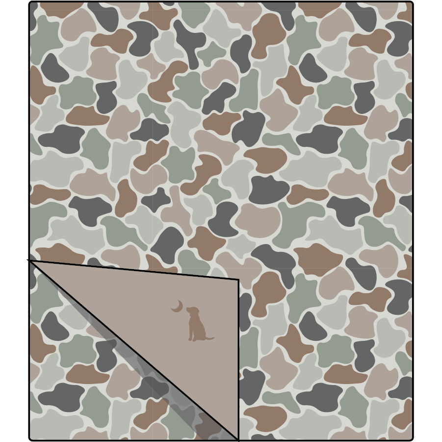 Baby Blanket - Forest Camo Flora