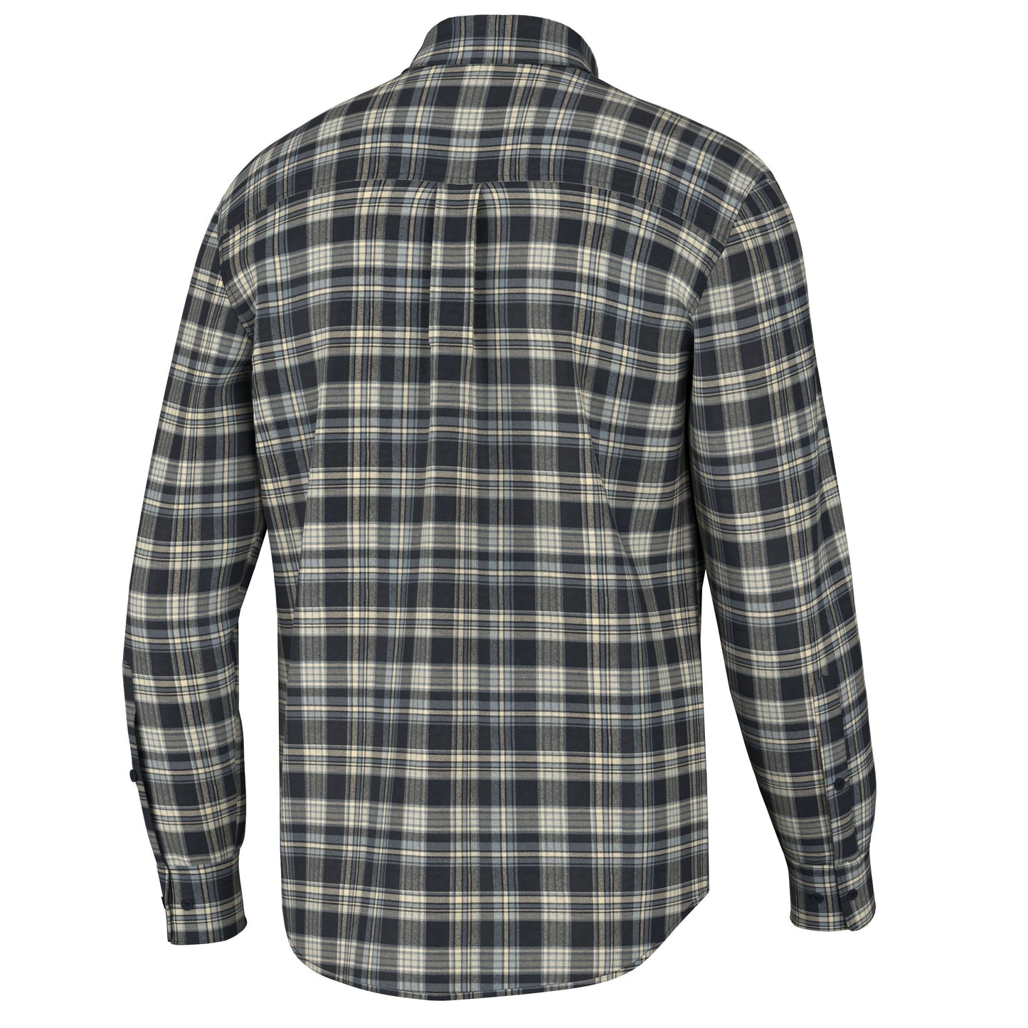 Zeigler Stretch Flannel - Navy/Blue/Tan