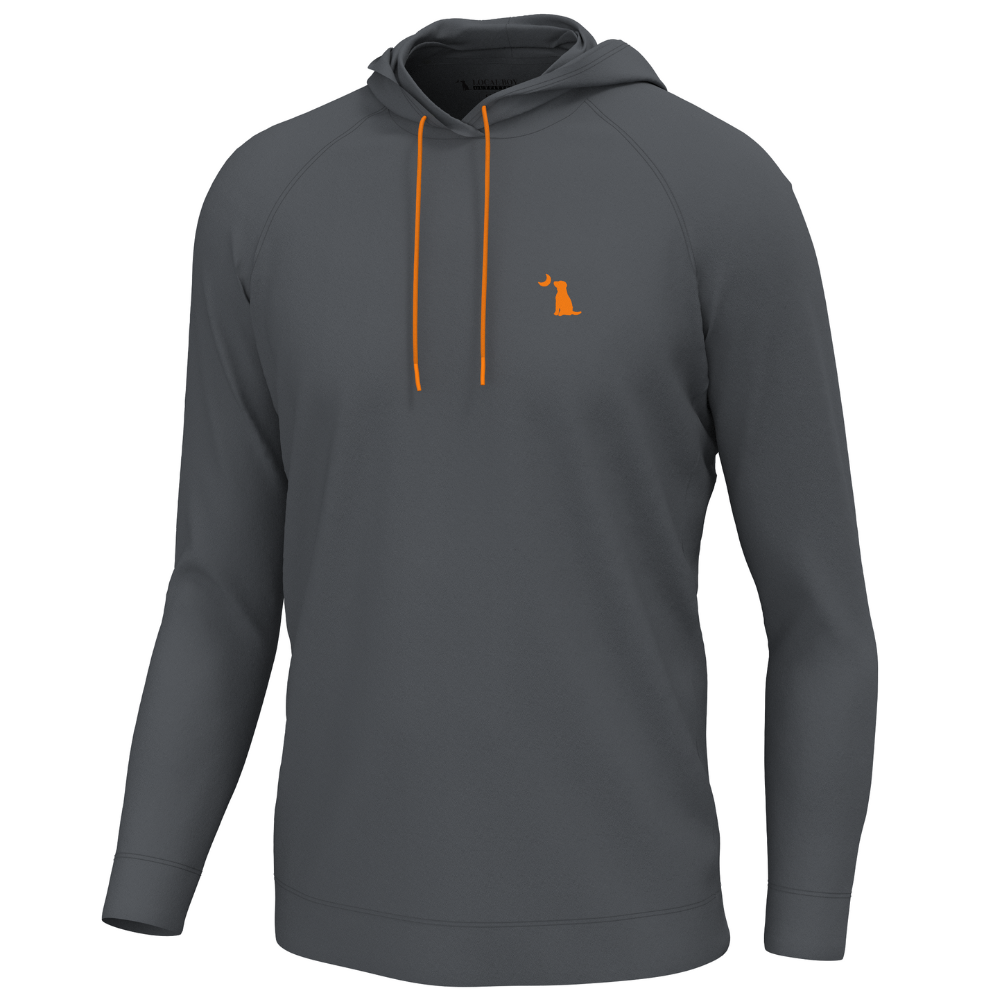 Hemlock Hoodie - Charcoal/Orange