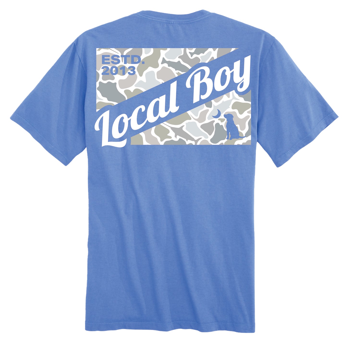 Youth Camo Flag Saltwater T-Shirt