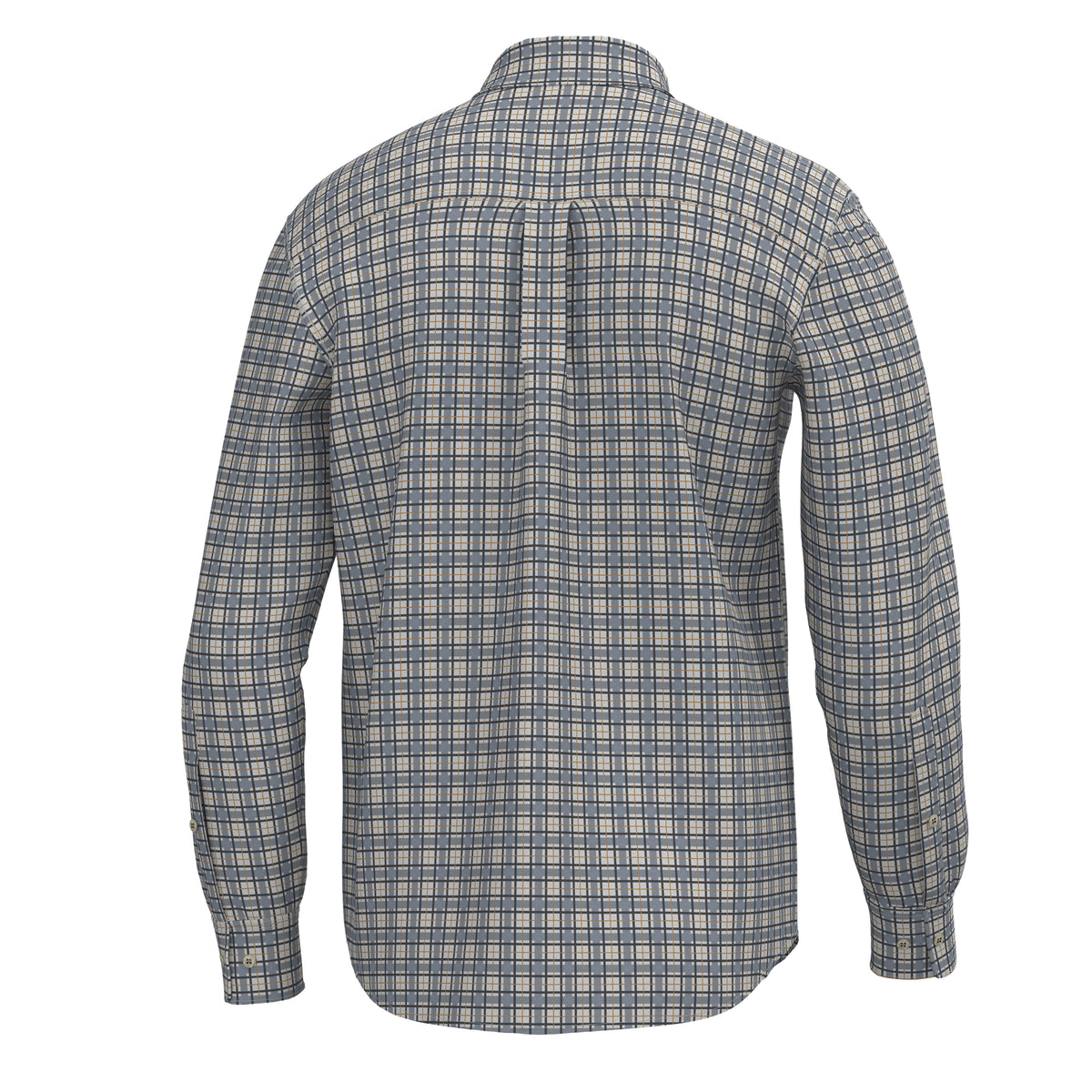 Faulk Dress Shirt - Slate/Rust/Navy