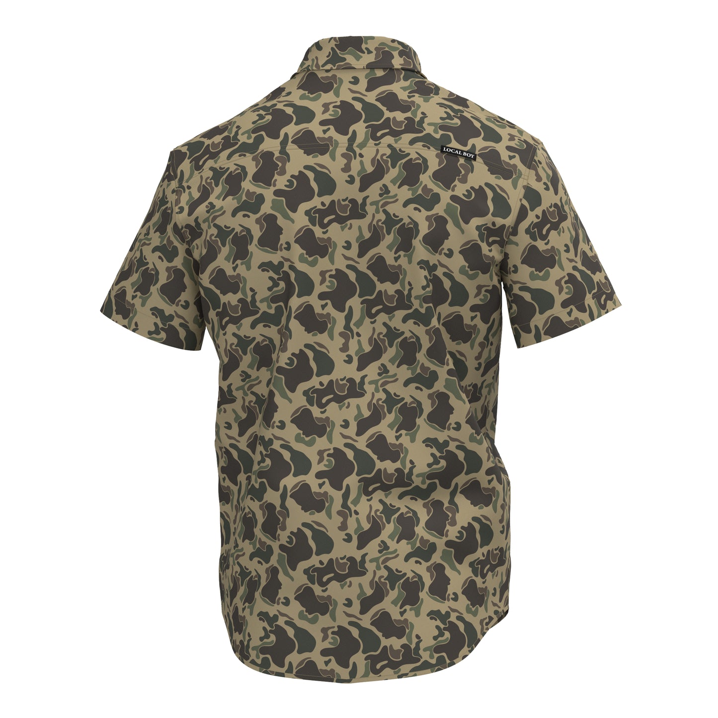 Lowcountry Button Down - Retro Camo