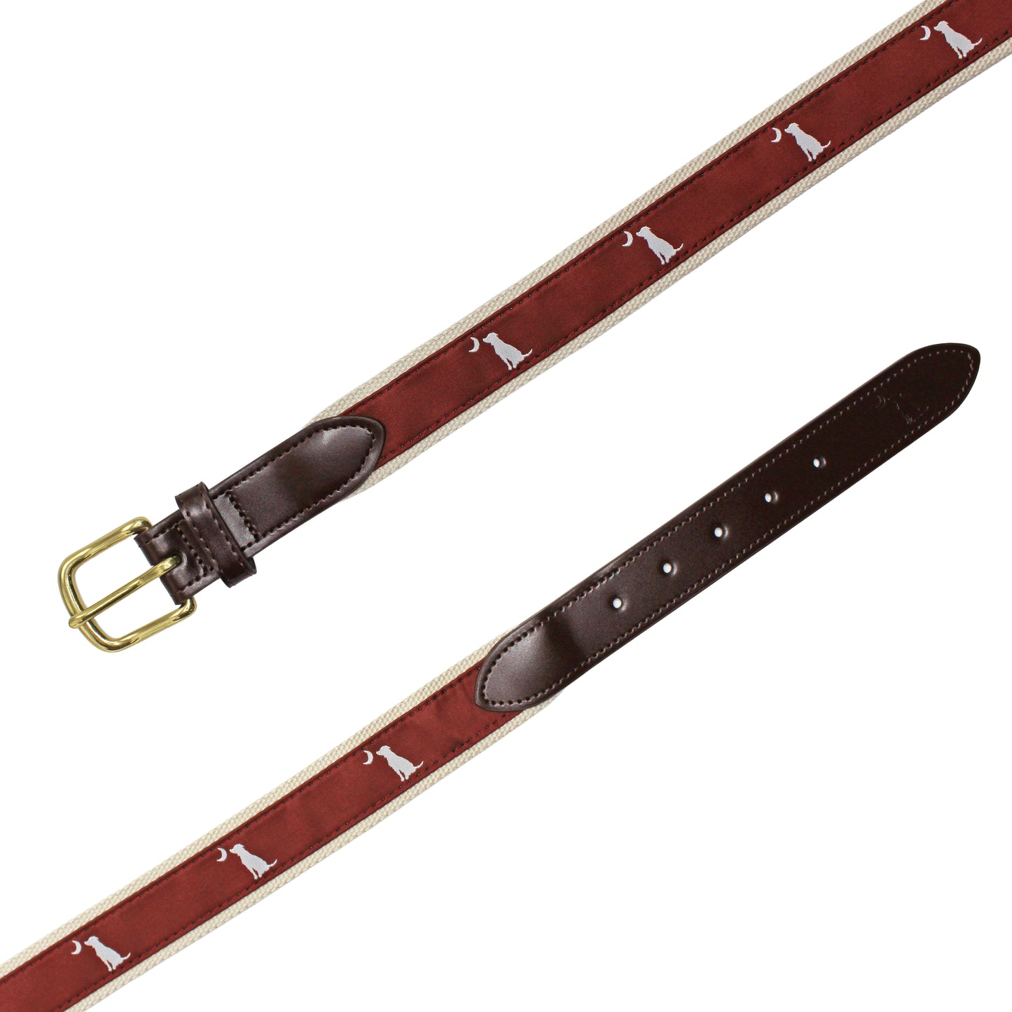 Ribbon Belt - Mahogany Dog & Moon