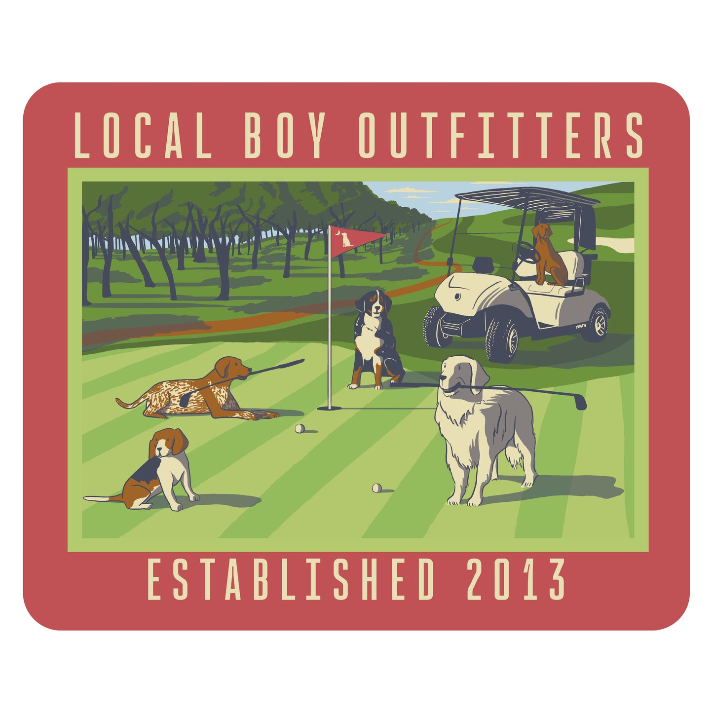 Country Club Decal