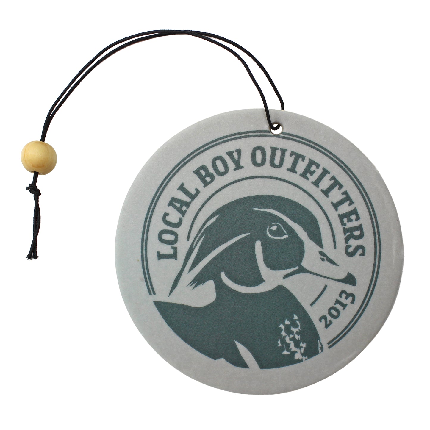 Wood Circle Air Freshener - Silver
