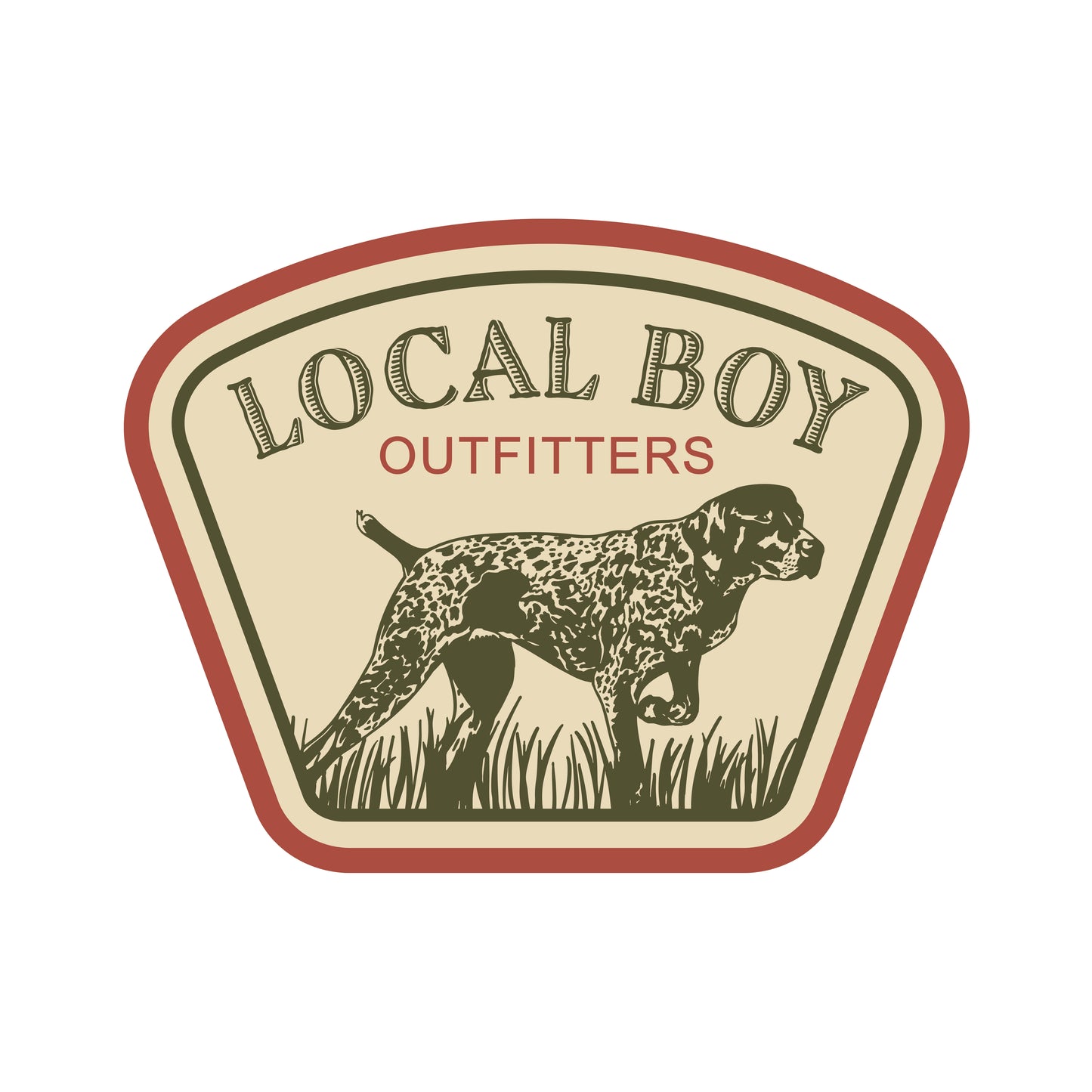 GSP Badge Decal - Cream