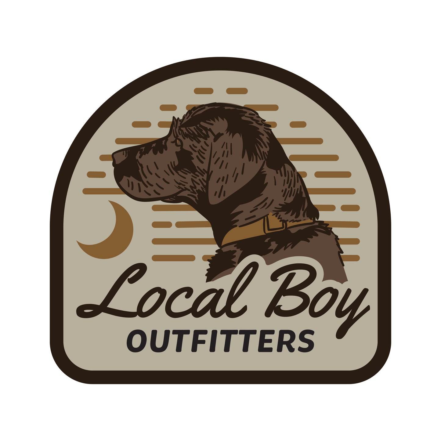Lab Arch Decal - Light Khaki