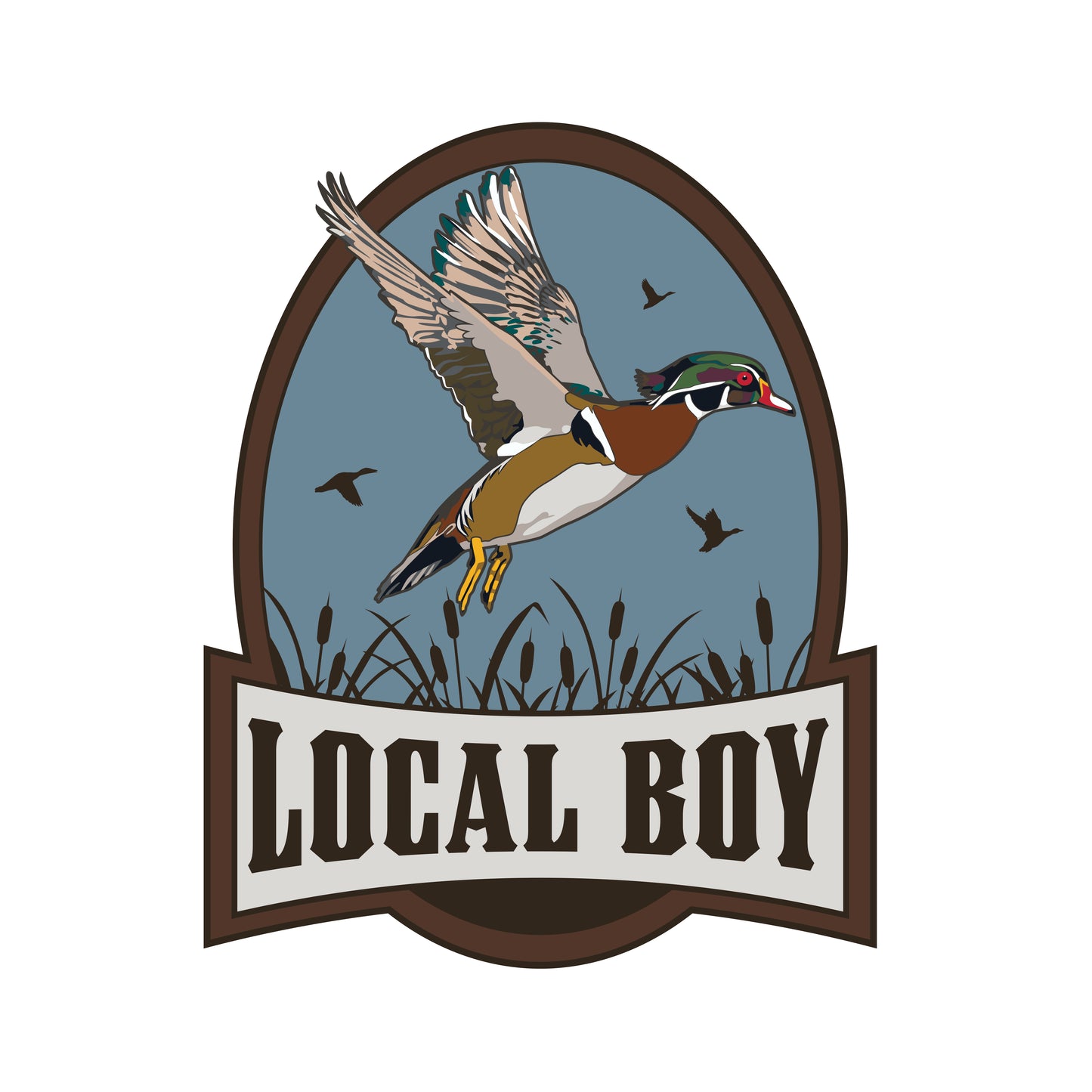 Swamp Duck Decal - Slate