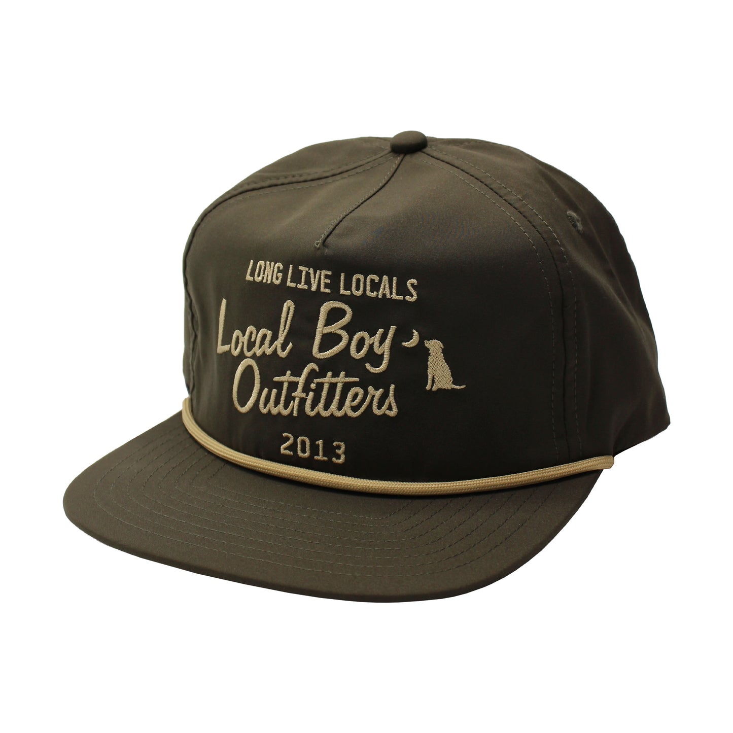 Standard Low Profile Rope Hat - Coffee