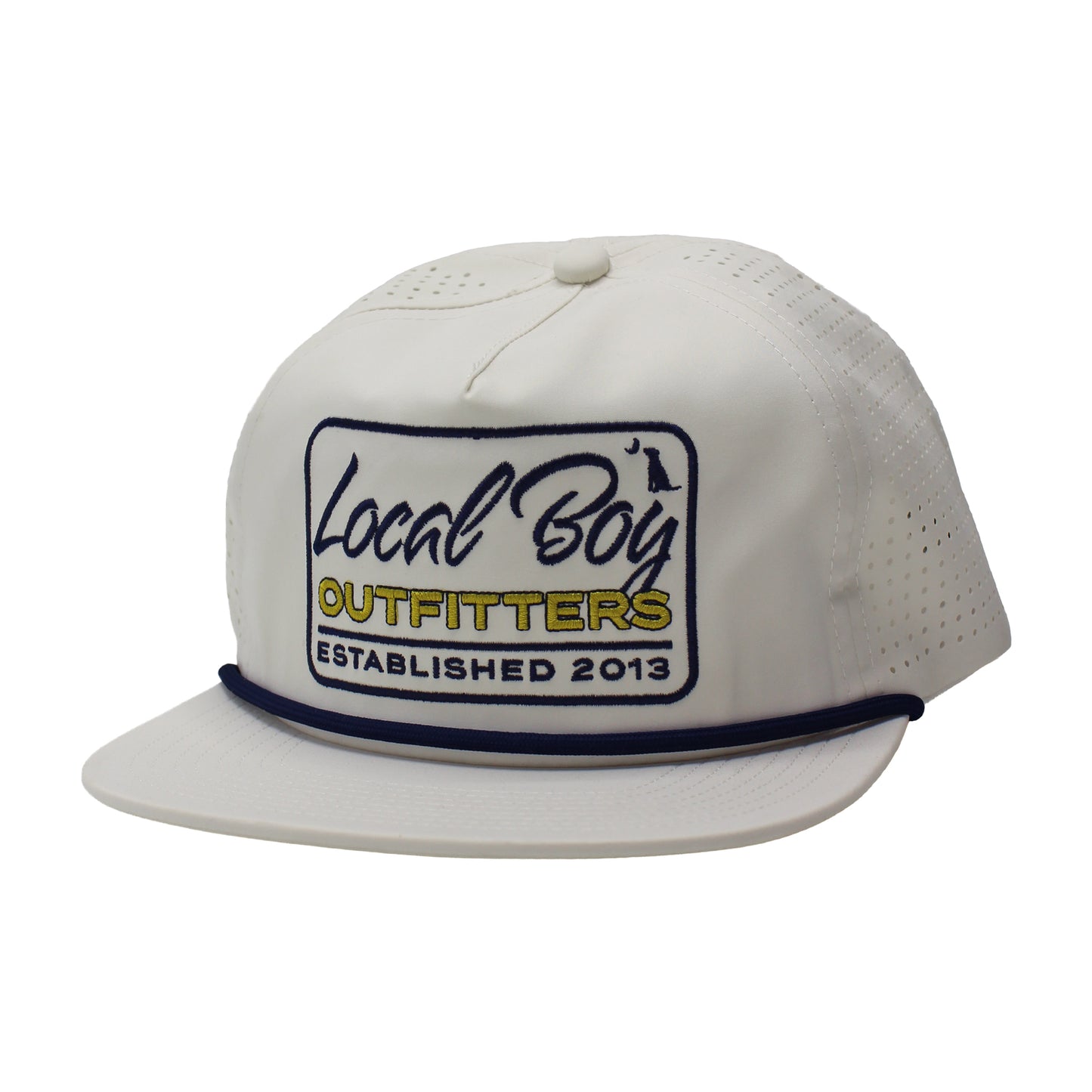 Timeless Perforated Low Profile Rope Hat - Stone