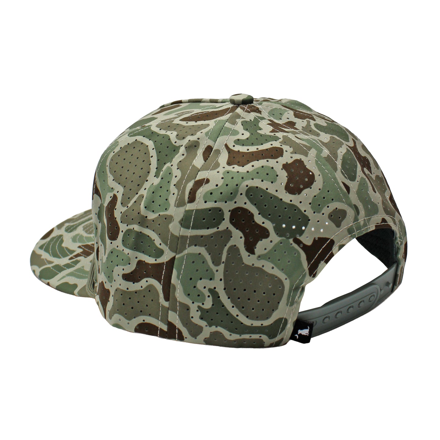 Modern Patch Perforated Rope Hat - Localflage Forest