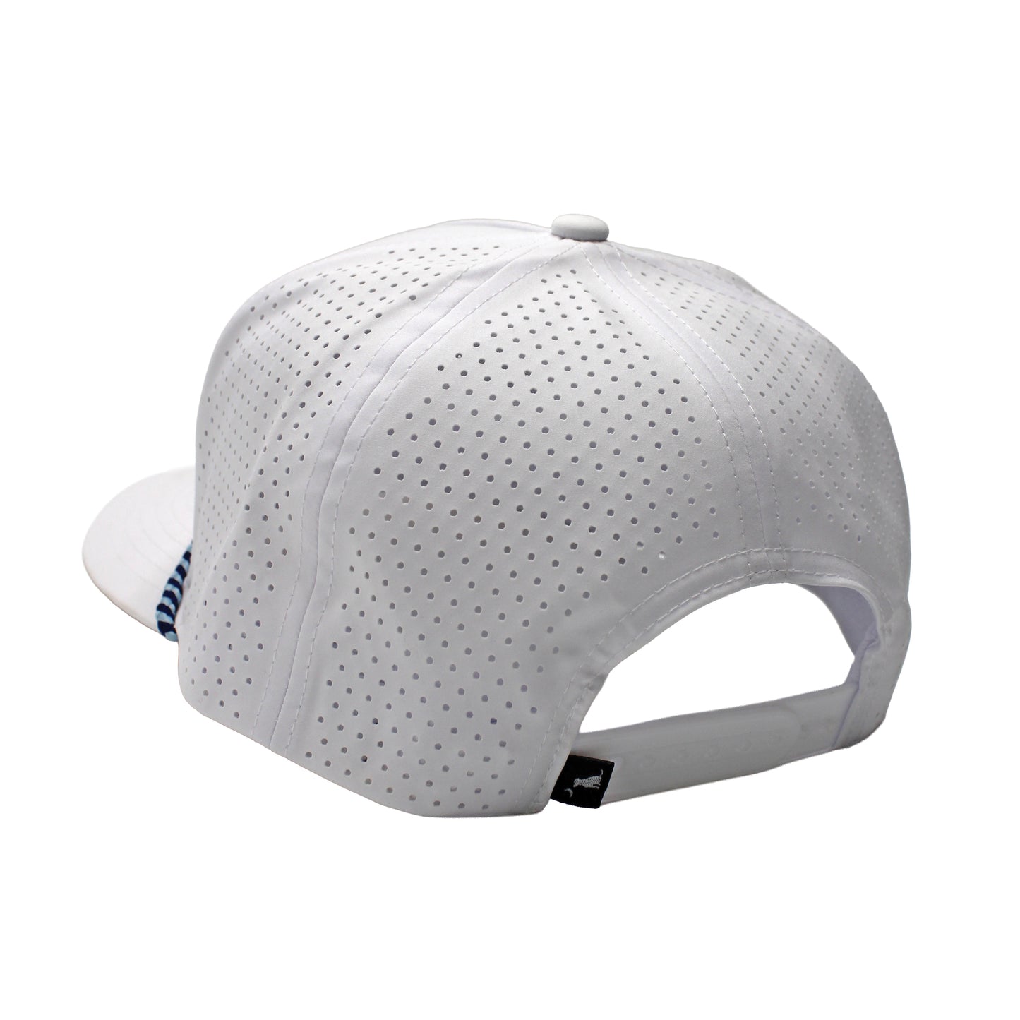 Collegiate Patch Perforated Rope Hat - Carolina Blue/Navy