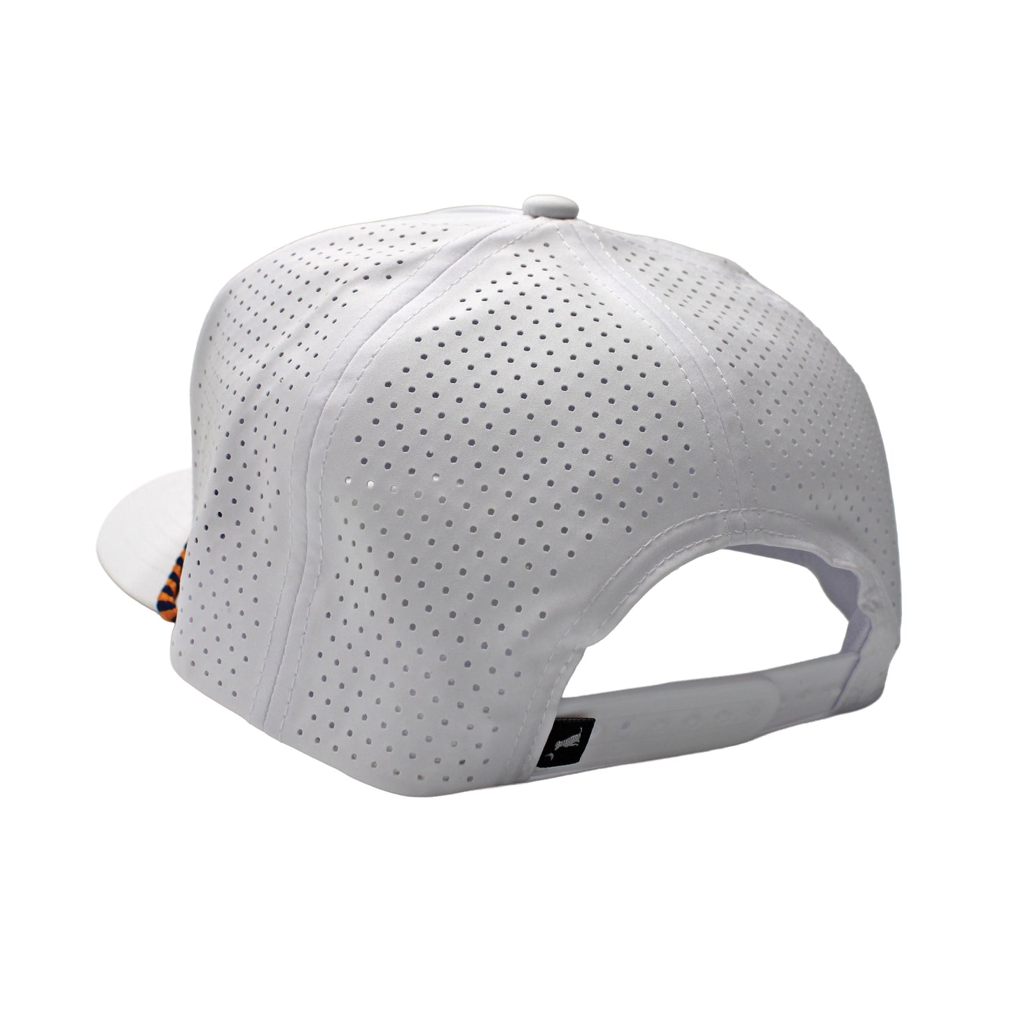 Collegiate Patch Perforated Rope Hat - Orange/Navy