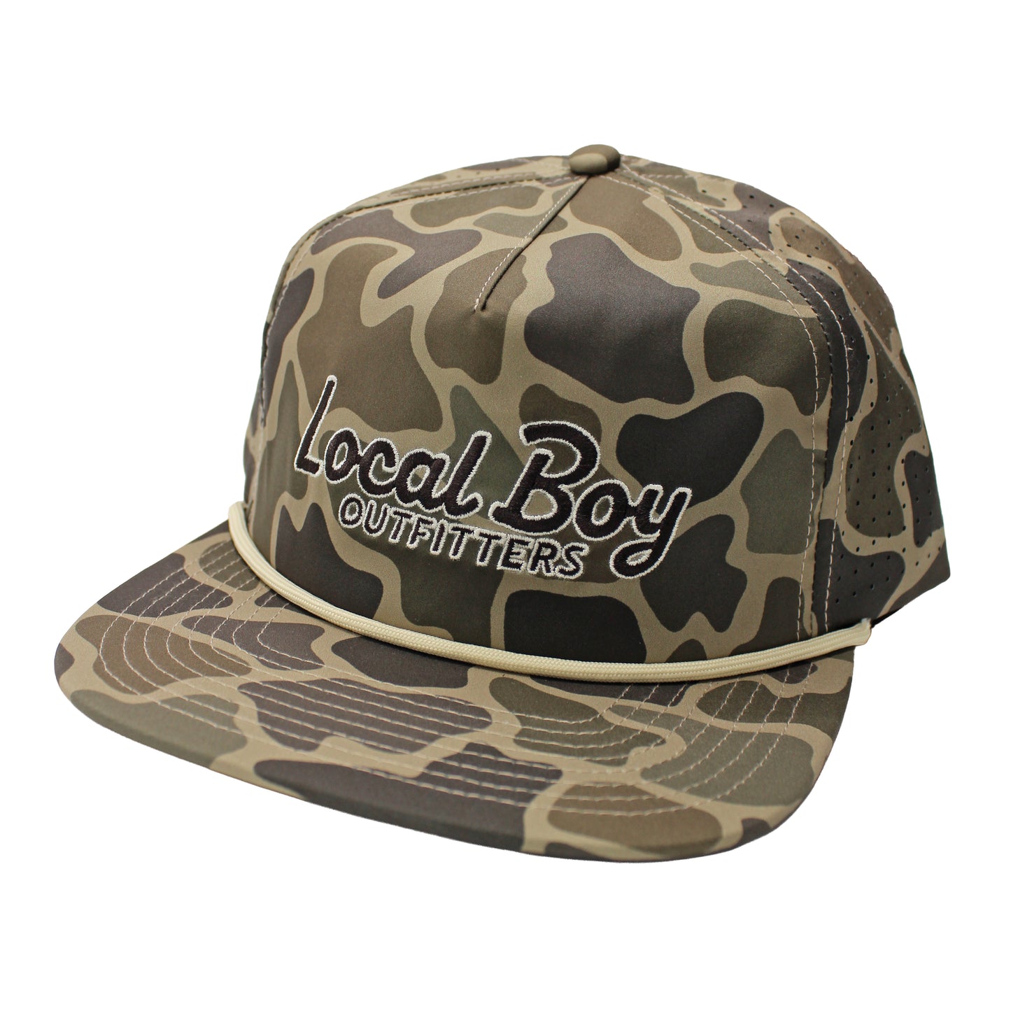 Mark Script Low Profile Perforated Rope Hat - Brush Camo