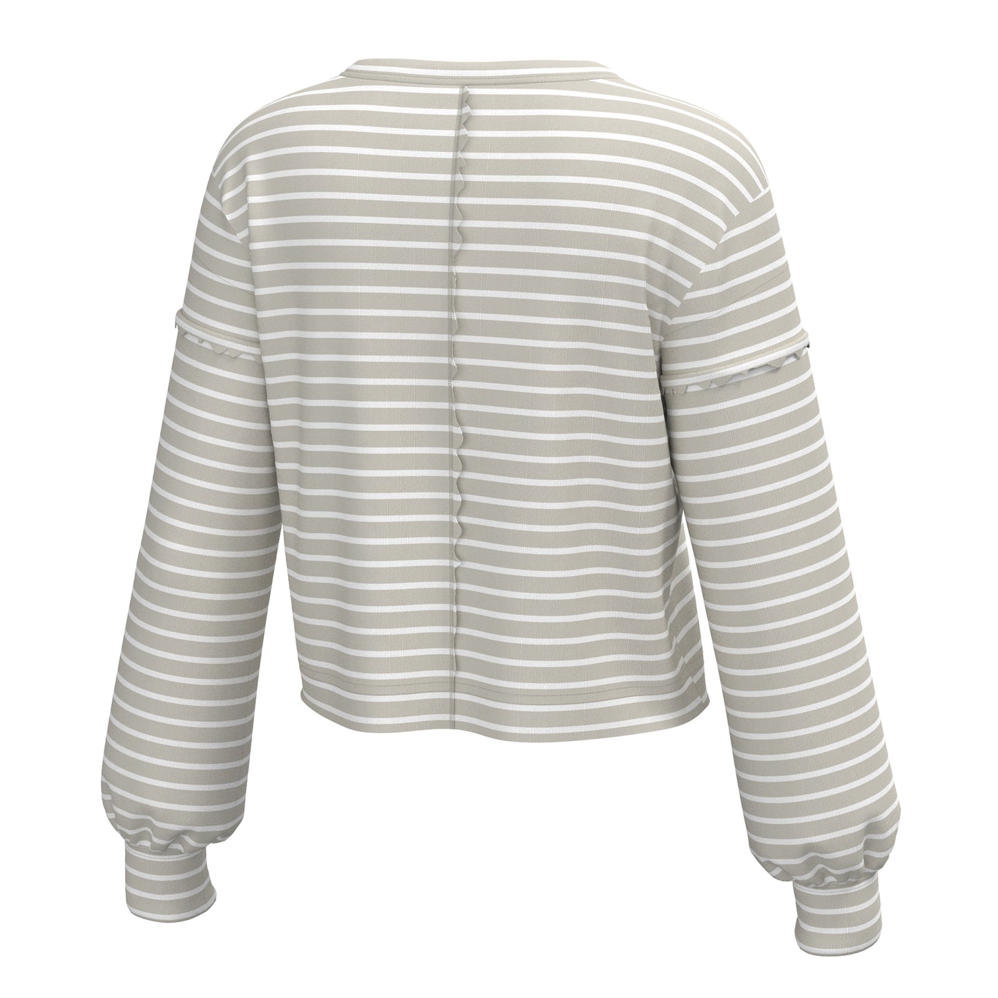 Local Girl Revive Crew - Light Sand/White