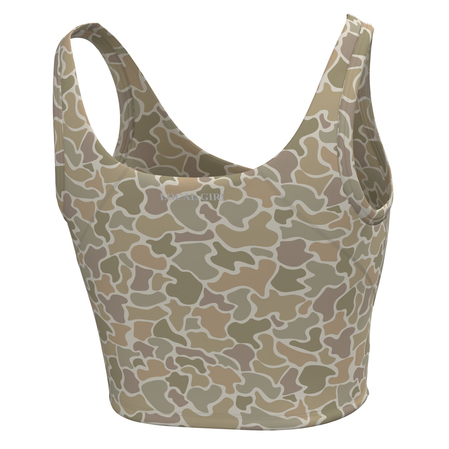 Local Girl Tank Top - Forest Camo Desert