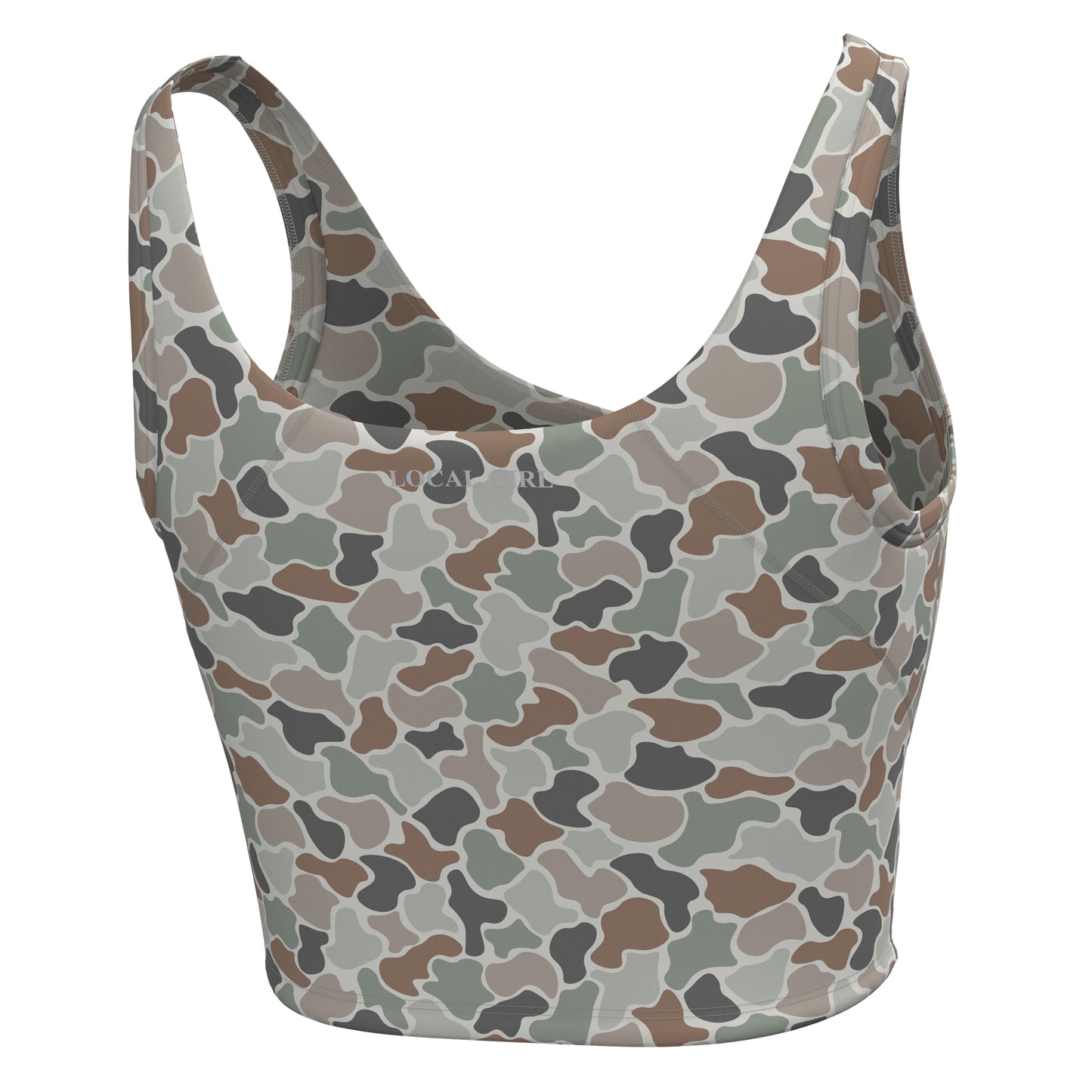 Local Girl Tank Top - Forest Camo Flora
