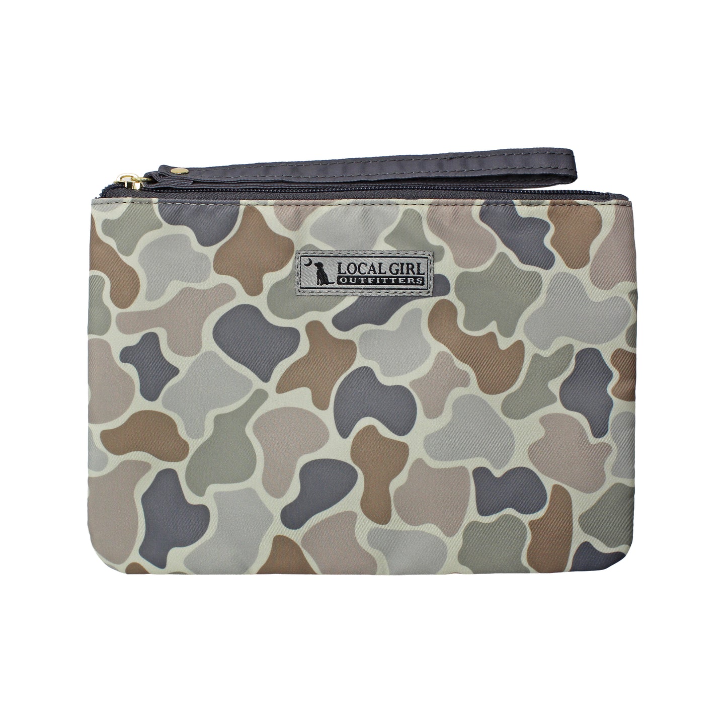 Local Girl Wristlet - Forest Camo Flora