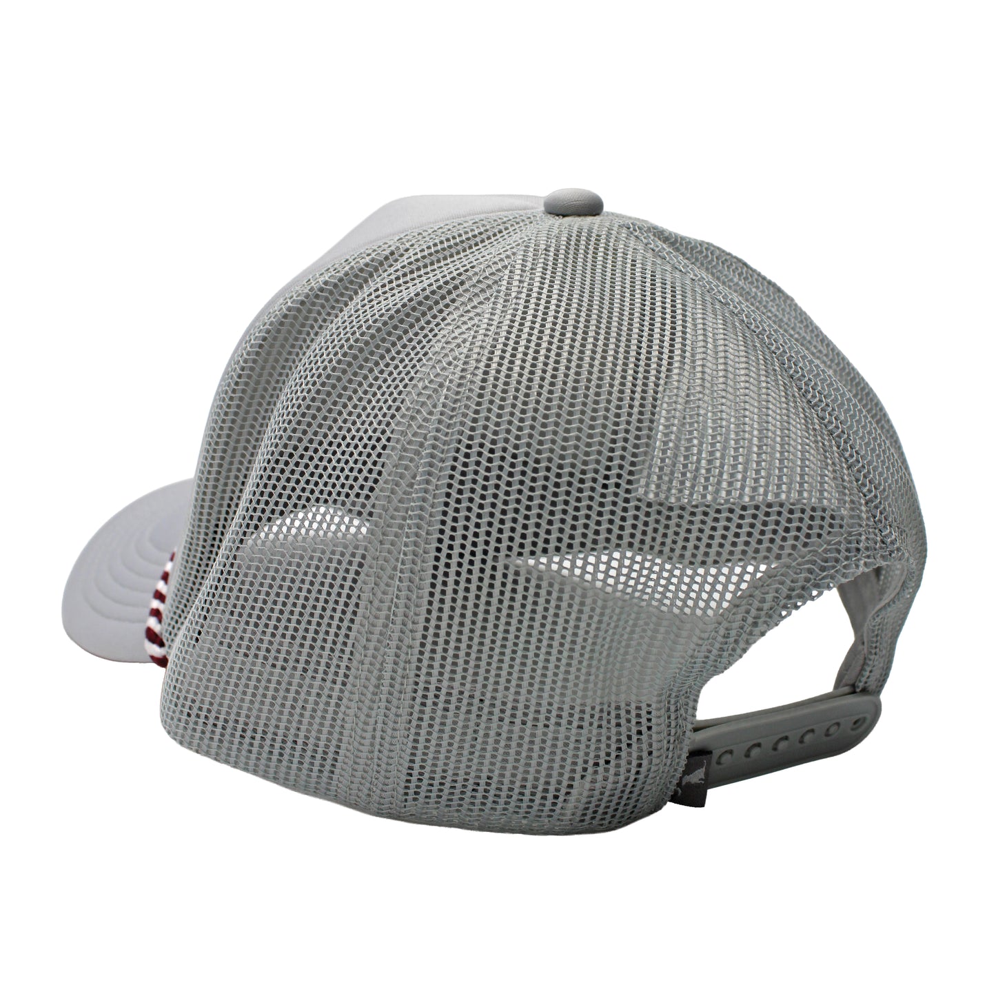 Local Girl Collegiate Foam Trucker Hat - Light Gray/Maroon