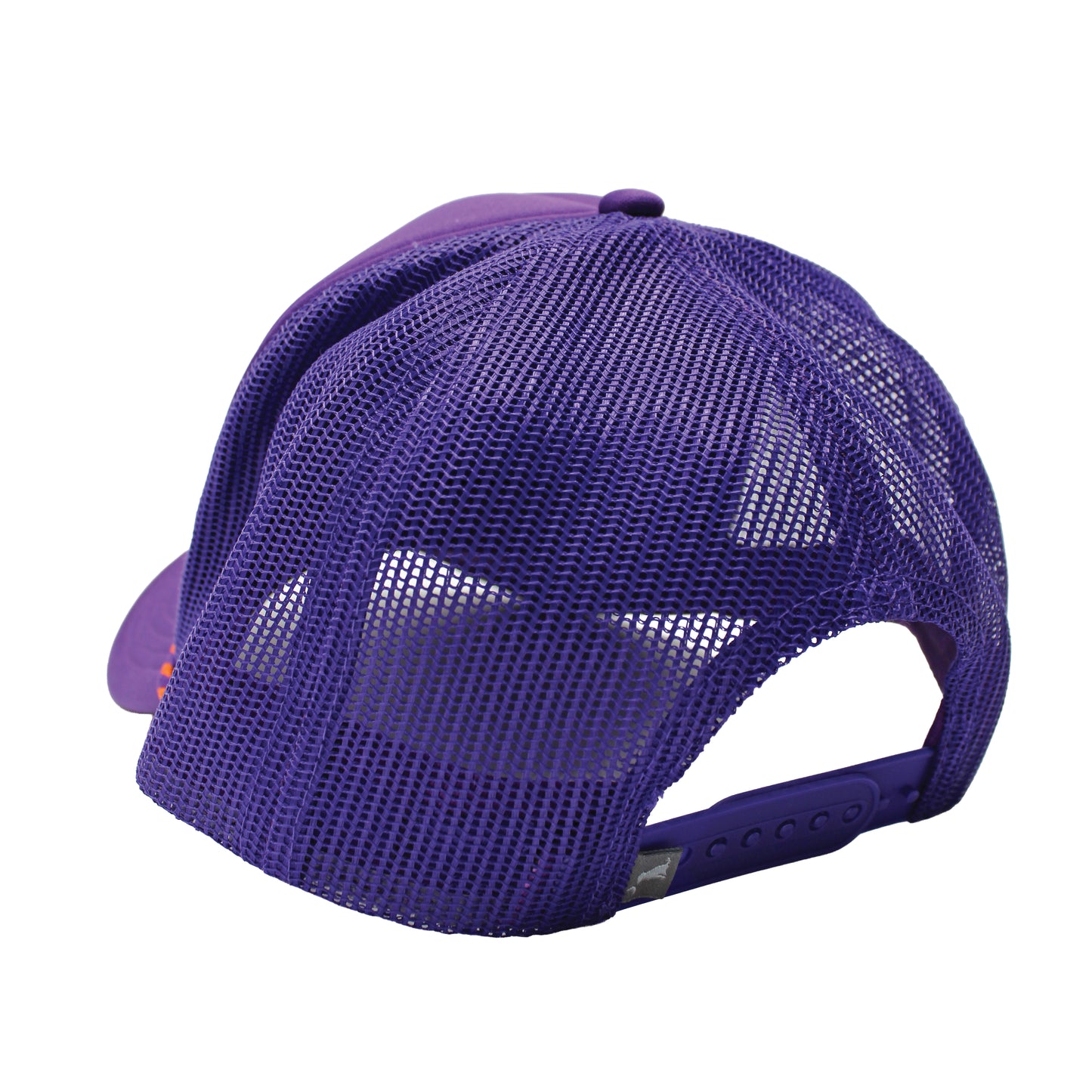 Local Girl Collegiate Foam Trucker Hat - Purple/Orange