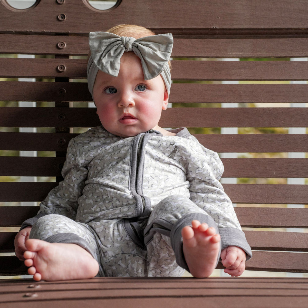 Baby Bodysuit - Forest Camo Flora