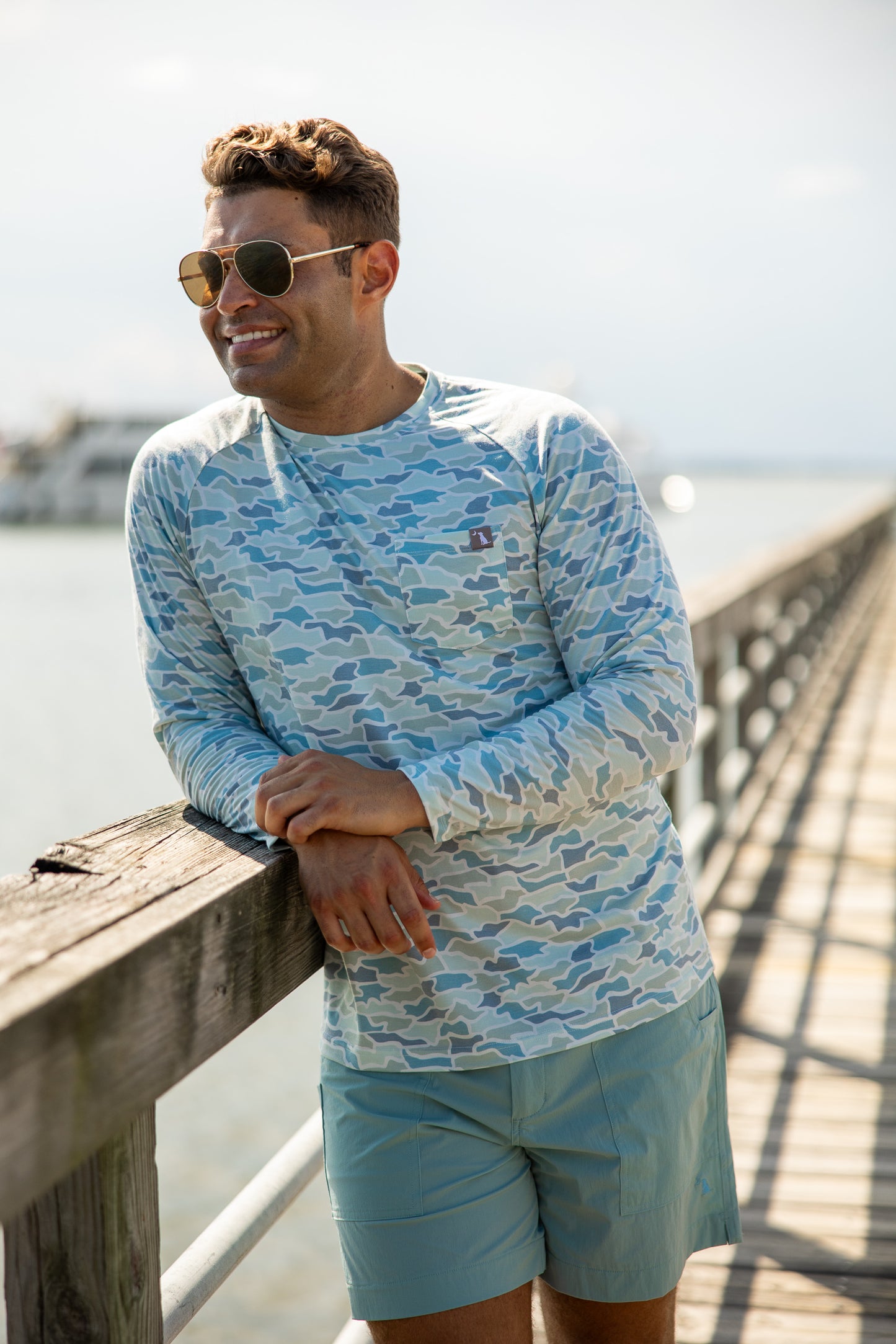 L/S Heather-Blend Crew