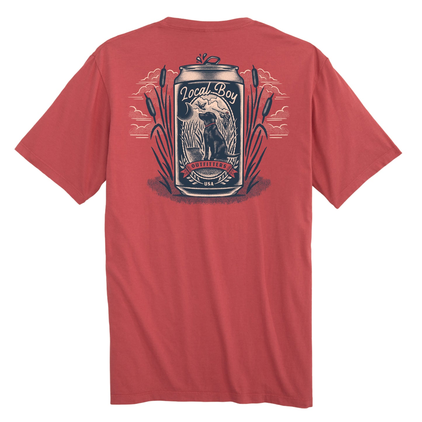 LBO Brew SS Tee - Brick