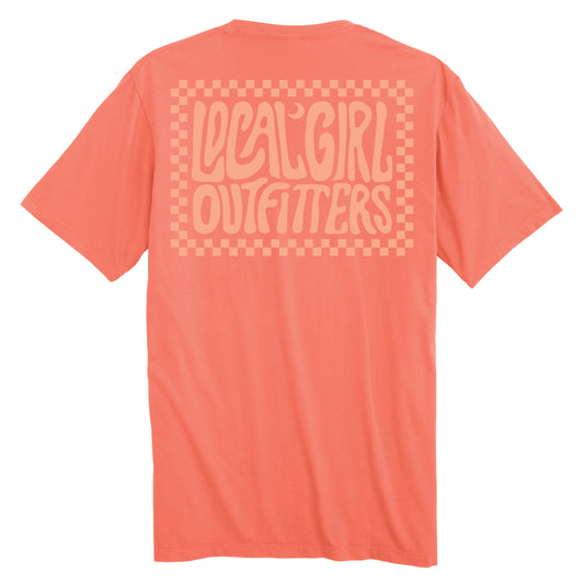LG Checkered Charm SS Tee