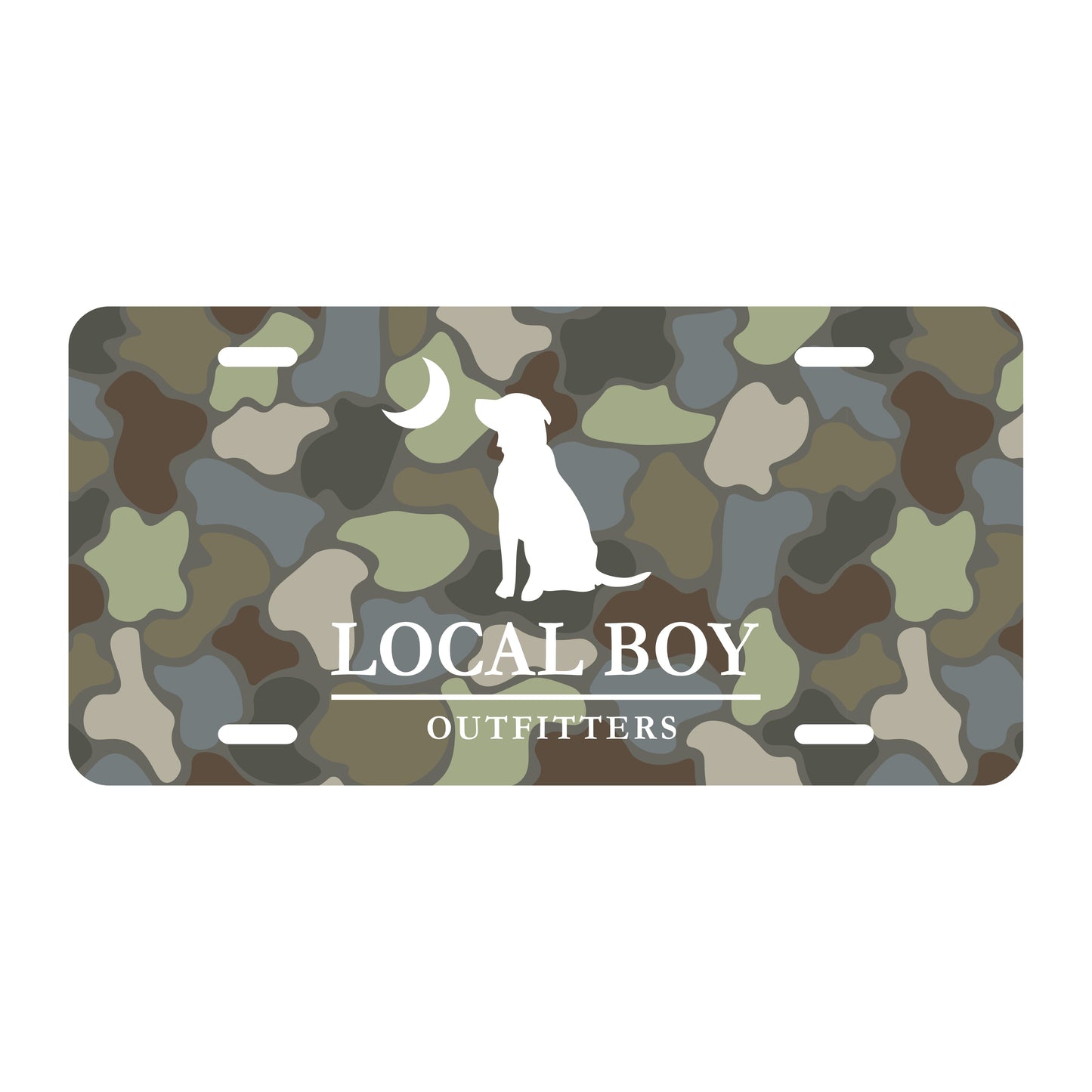 License Plate - Mountain Camo