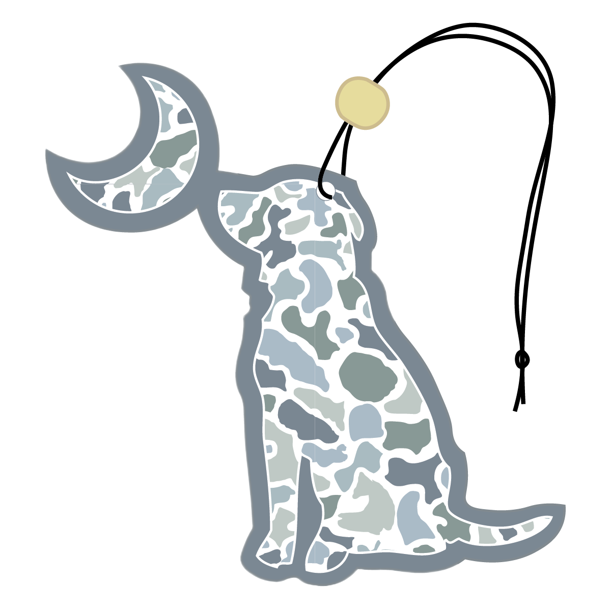 LCF Coast Dog & Moon Air Freshener