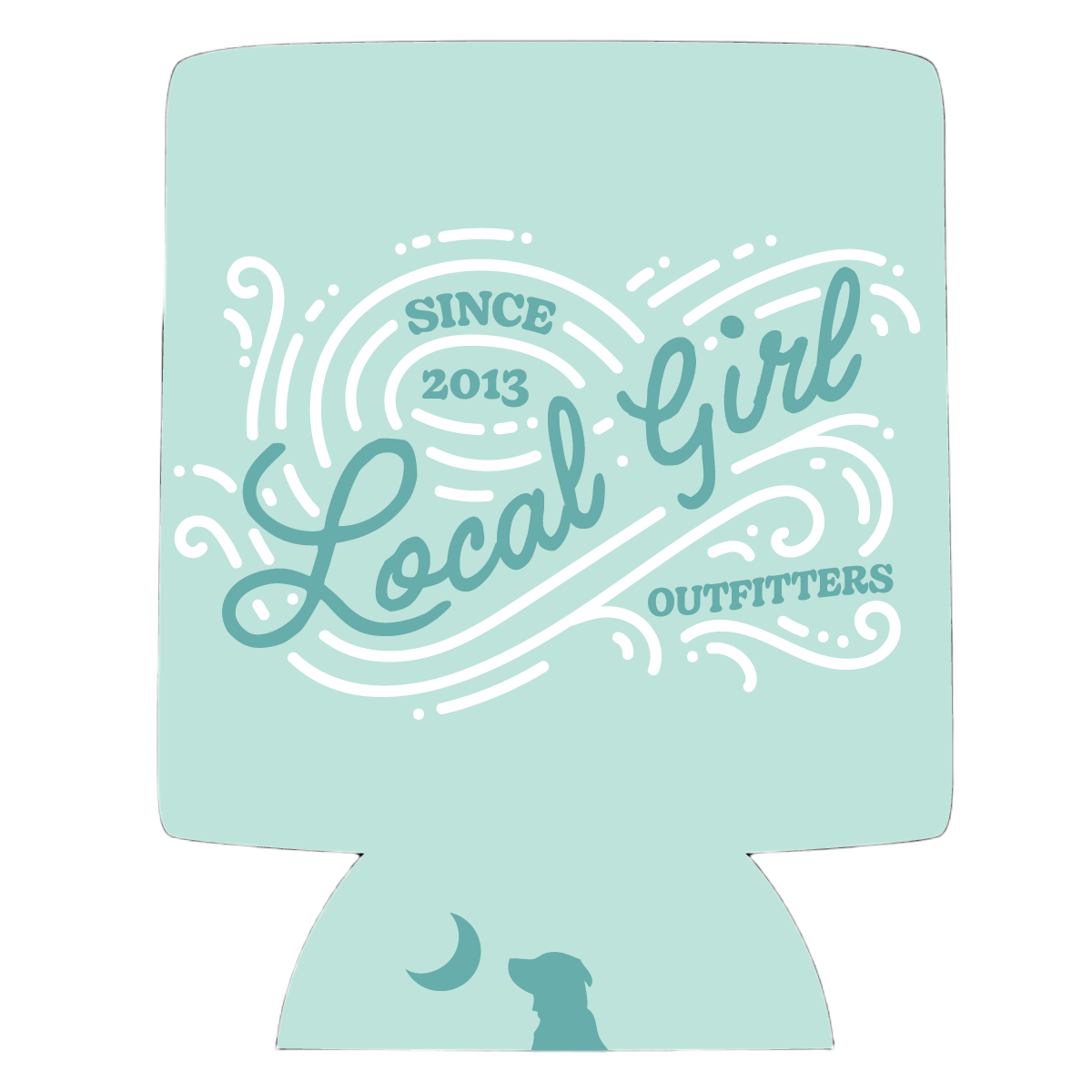 LG Ocean Wave Koozie