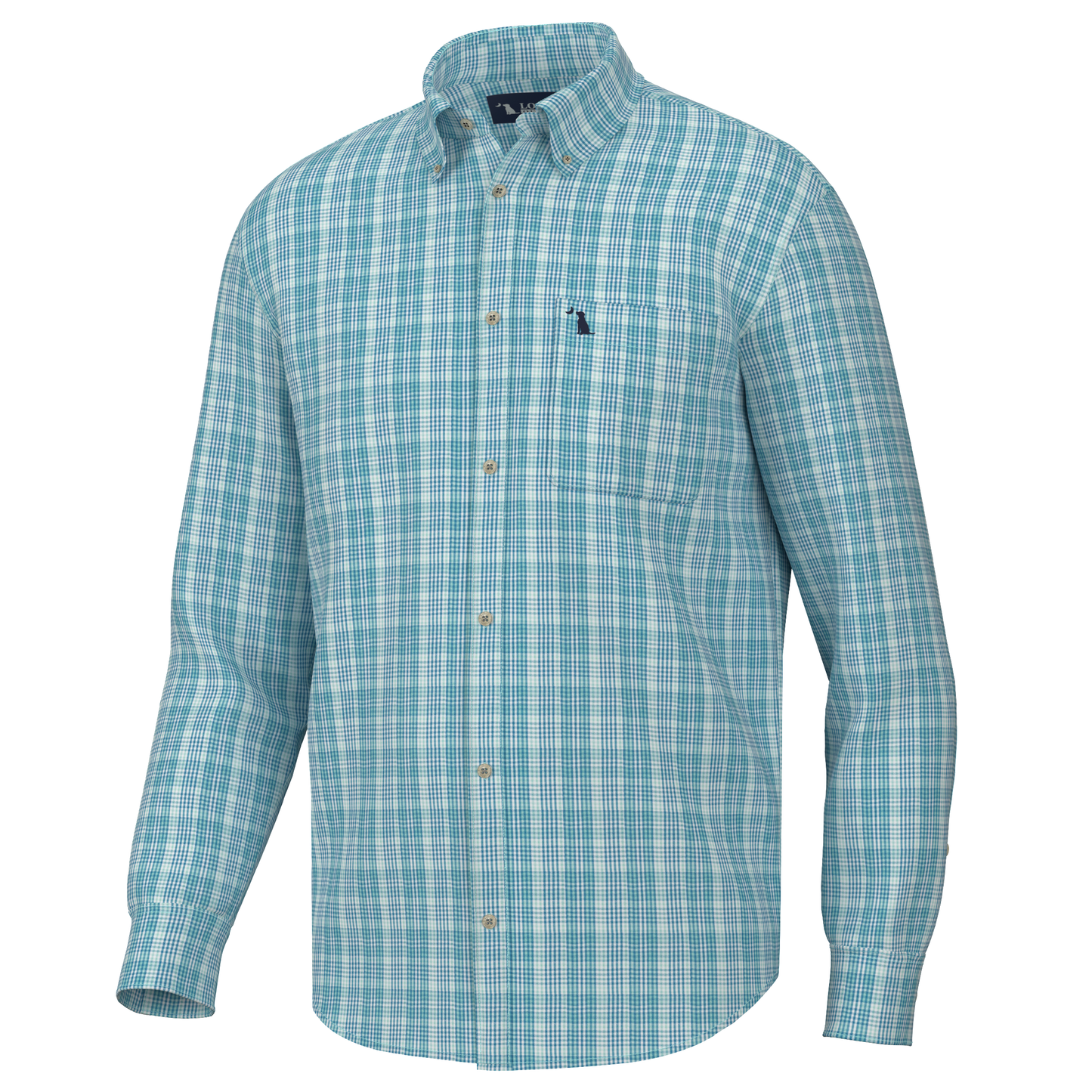 Bailey Dress Shirt - Blue/Clover