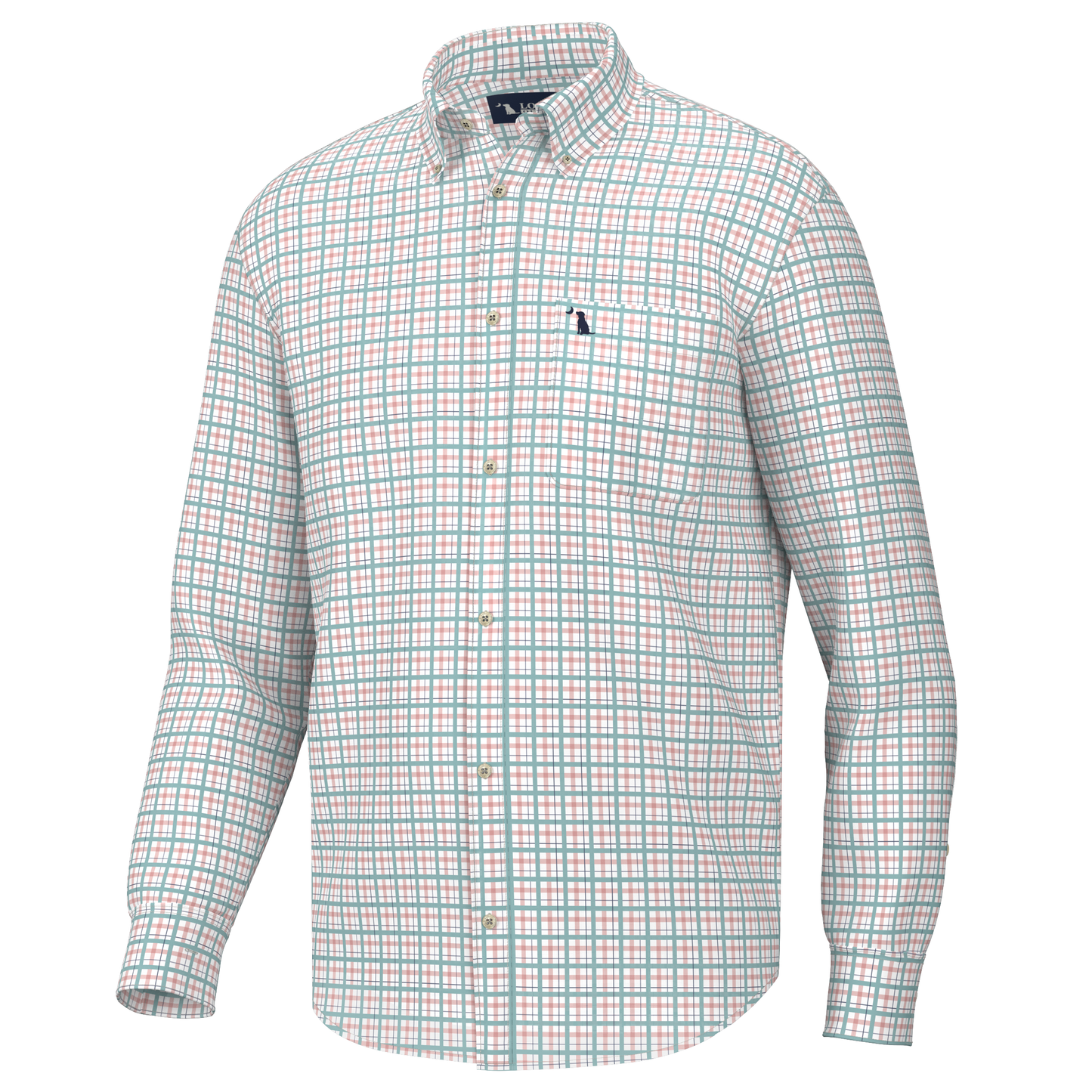 Taylor Dress Shirt - Teal/Mauve/Navy