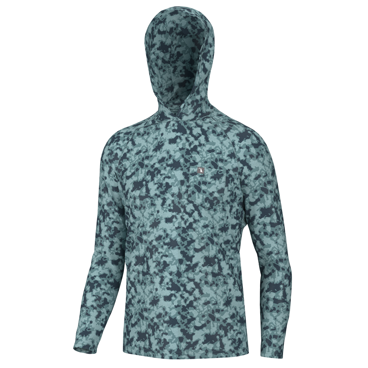 Heather Blend Hoodie - Teal High Tide